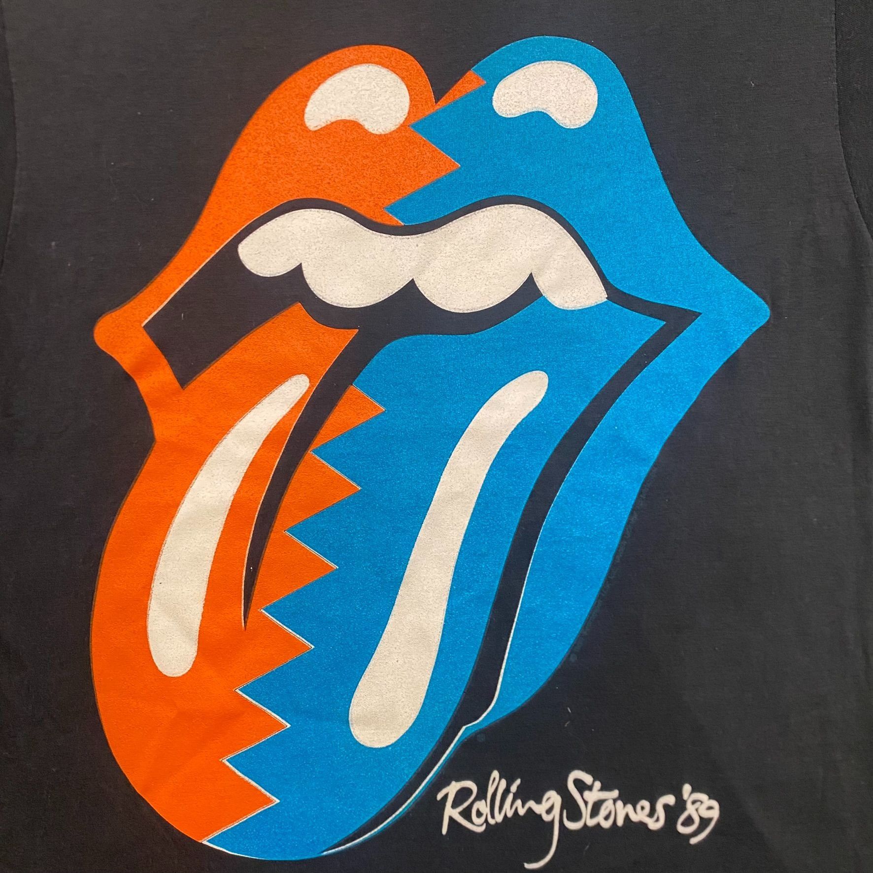The Rolling Stones Vintage 80s Rolling Stones Tour Single Stitch Rock Band Tee Size US L / EU 52-54 / 3 - 3 Thumbnail