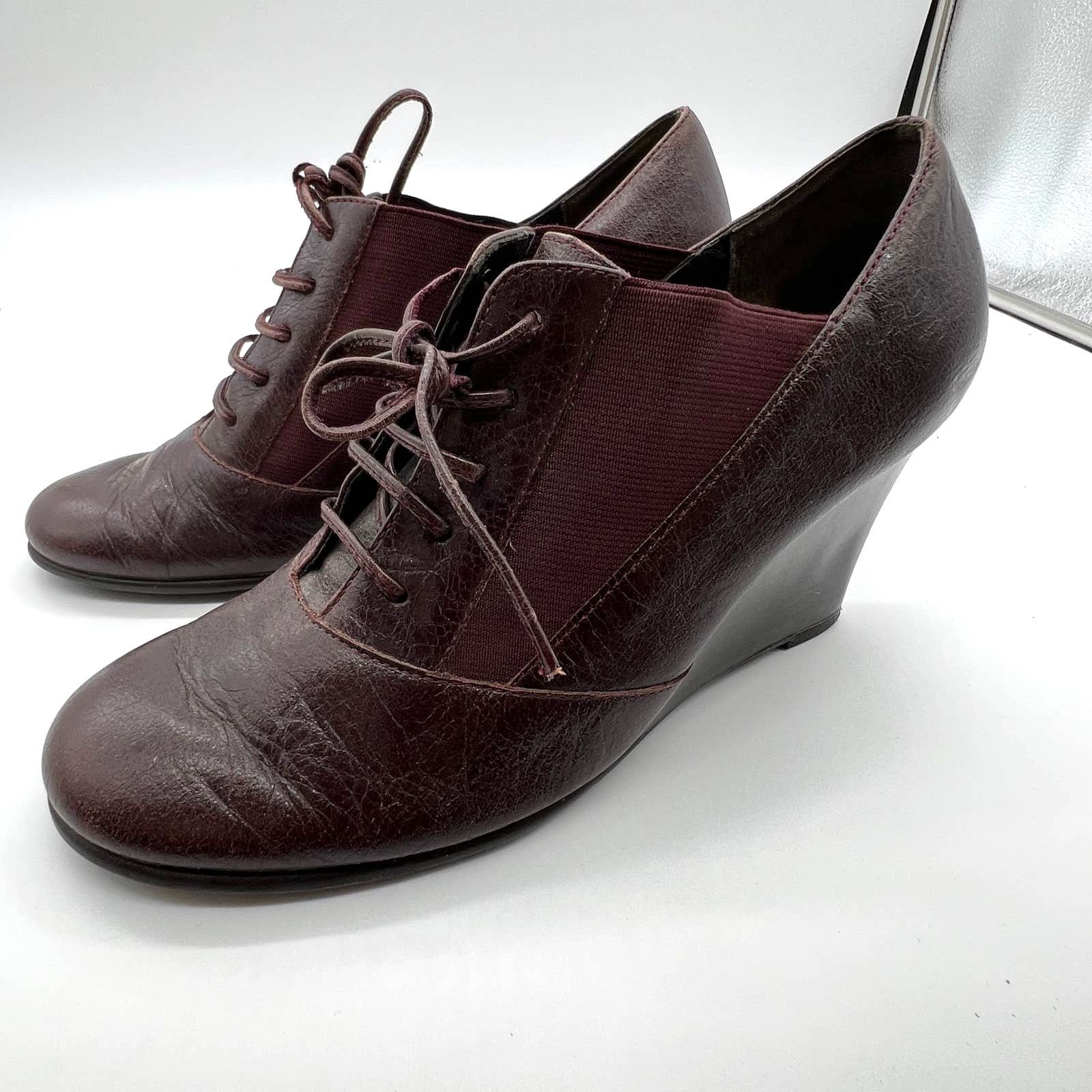 Other Aerosoles Ankle Heel Boots Size 8.5 Red Leather Upper Size US 8.5 / IT 38.5 - 1 Thumbnail