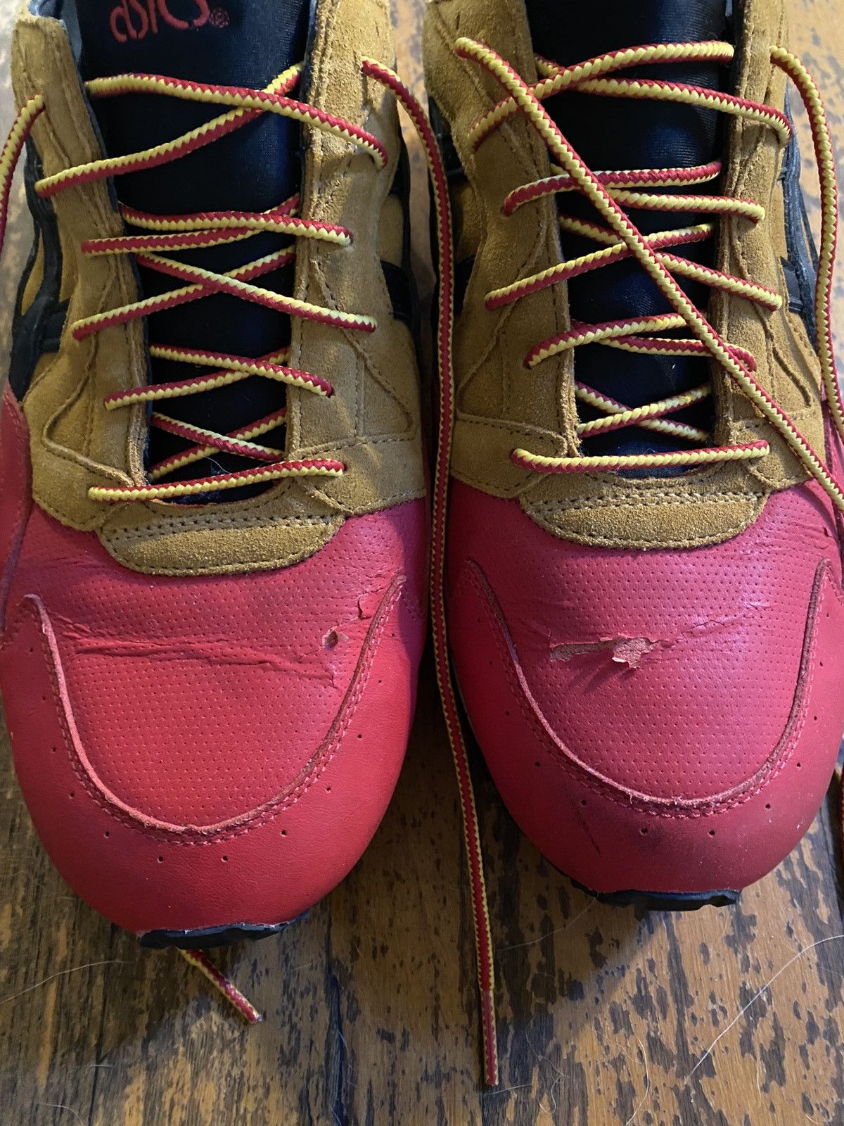 Asics × Goretex red/brown g-tx asics gel lyte 5 Size US 11 / EU 44 - 4 Thumbnail