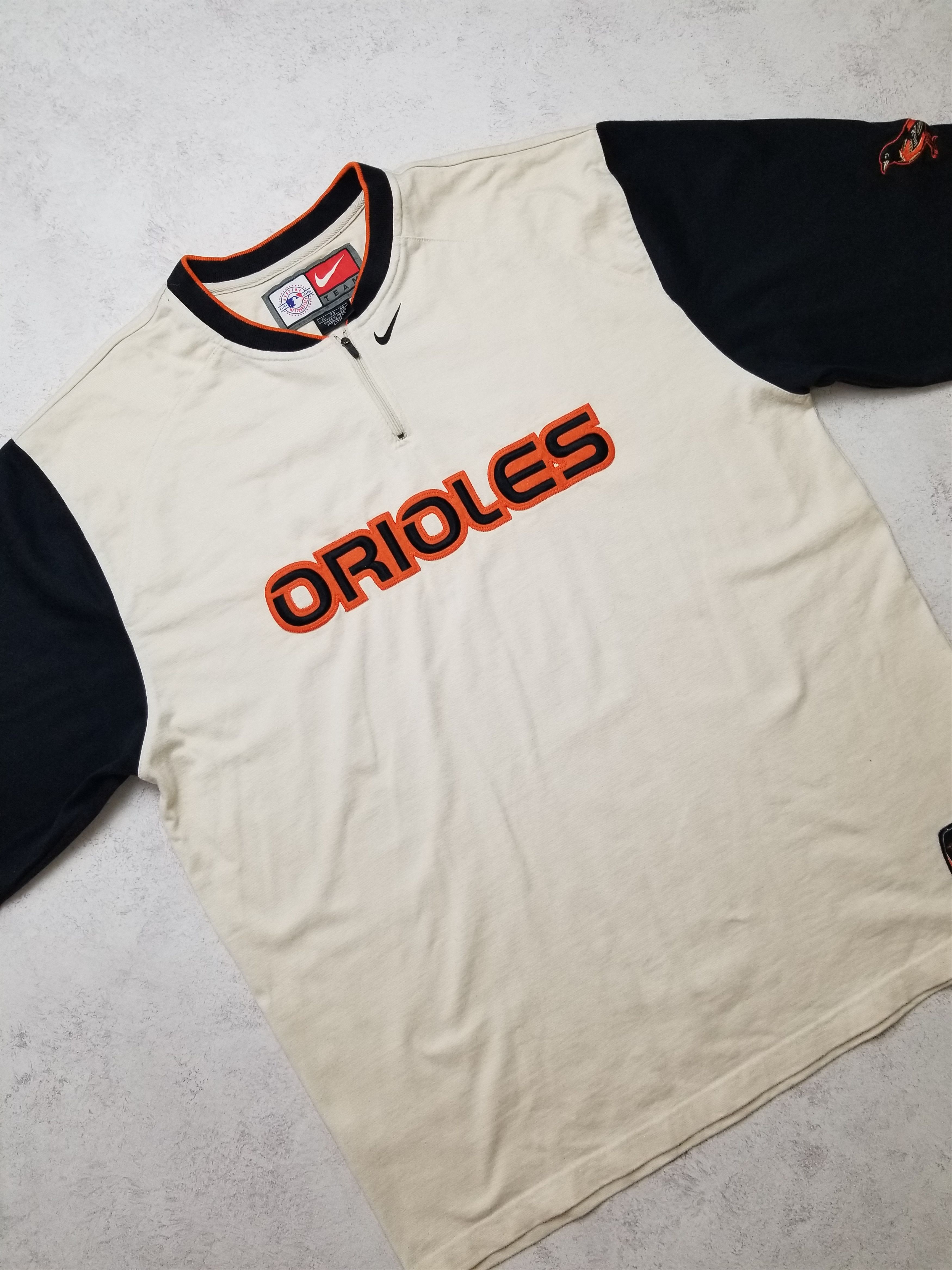 Nike VTG Nike Team MLB Baltimore Orioles Batting Practice T-Shirt Size US XL / EU 56 / 4 - 11 Thumbnail