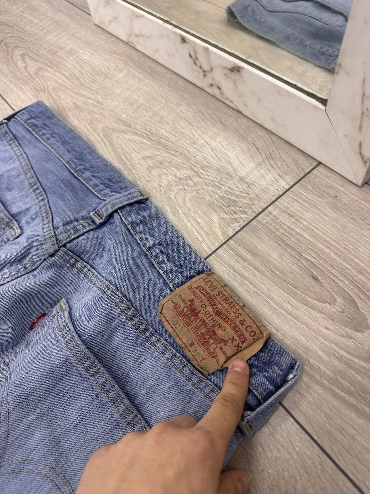 Levi's Levis 501 Baggy Wide Jeans Size US 32 / EU 48 - 7 Thumbnail