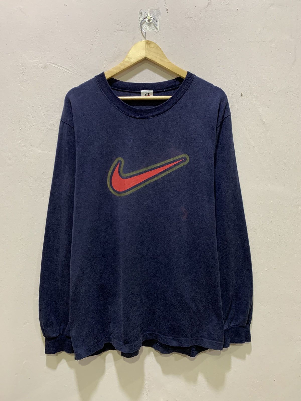 Nike Vintage 90s Nike Big Air Backshot- Tee -L Size US L / EU 52-54 / 3 - 2 Thumbnail