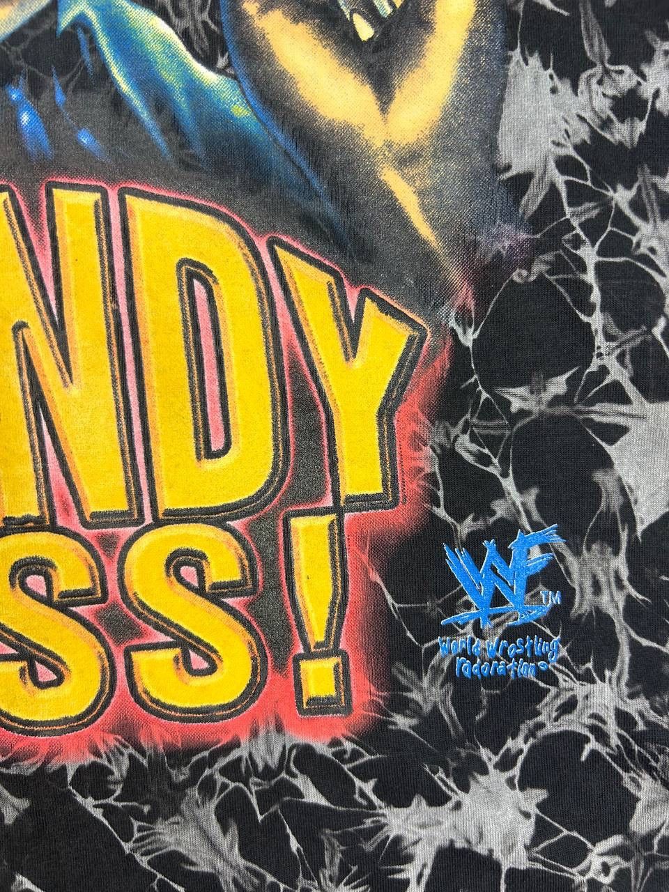 Vintage × WWE × WWF Vintage 90s The Rock Shut Your Mouth Candy Ass! Wwf Size US XL / EU 56 / 4 - 4 Thumbnail