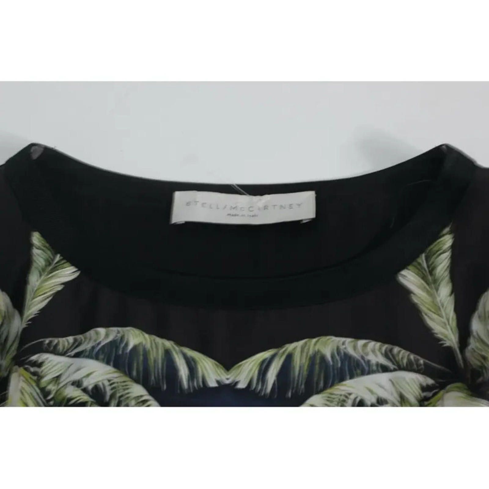 Stella McCartney Stella McCartney Hawaiian black silk Shift dress 38 uk 6 - 8 Size S / US 4 / IT 40 - 4 Thumbnail