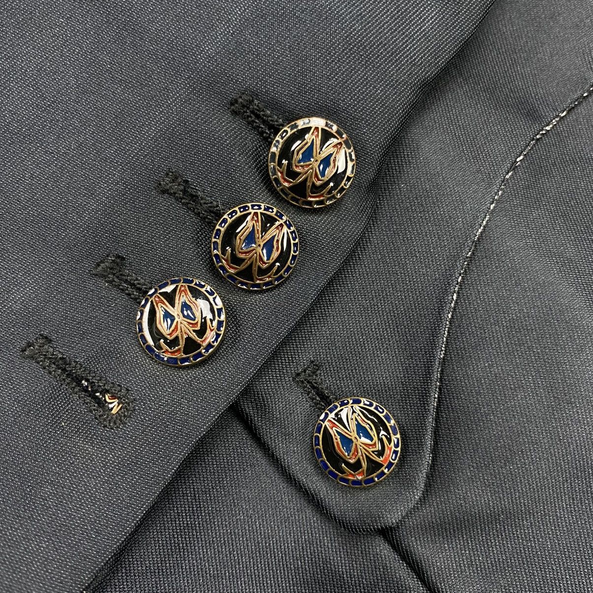 Balenciaga Paisley Lapel Blazer Size S / US 4 / IT 40 - 4 Thumbnail