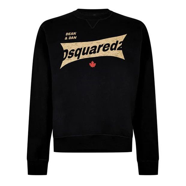 image of Dsquared2 O1G2R1Mq0424 Sweatshirts In Black, Men's (Size 2XL)