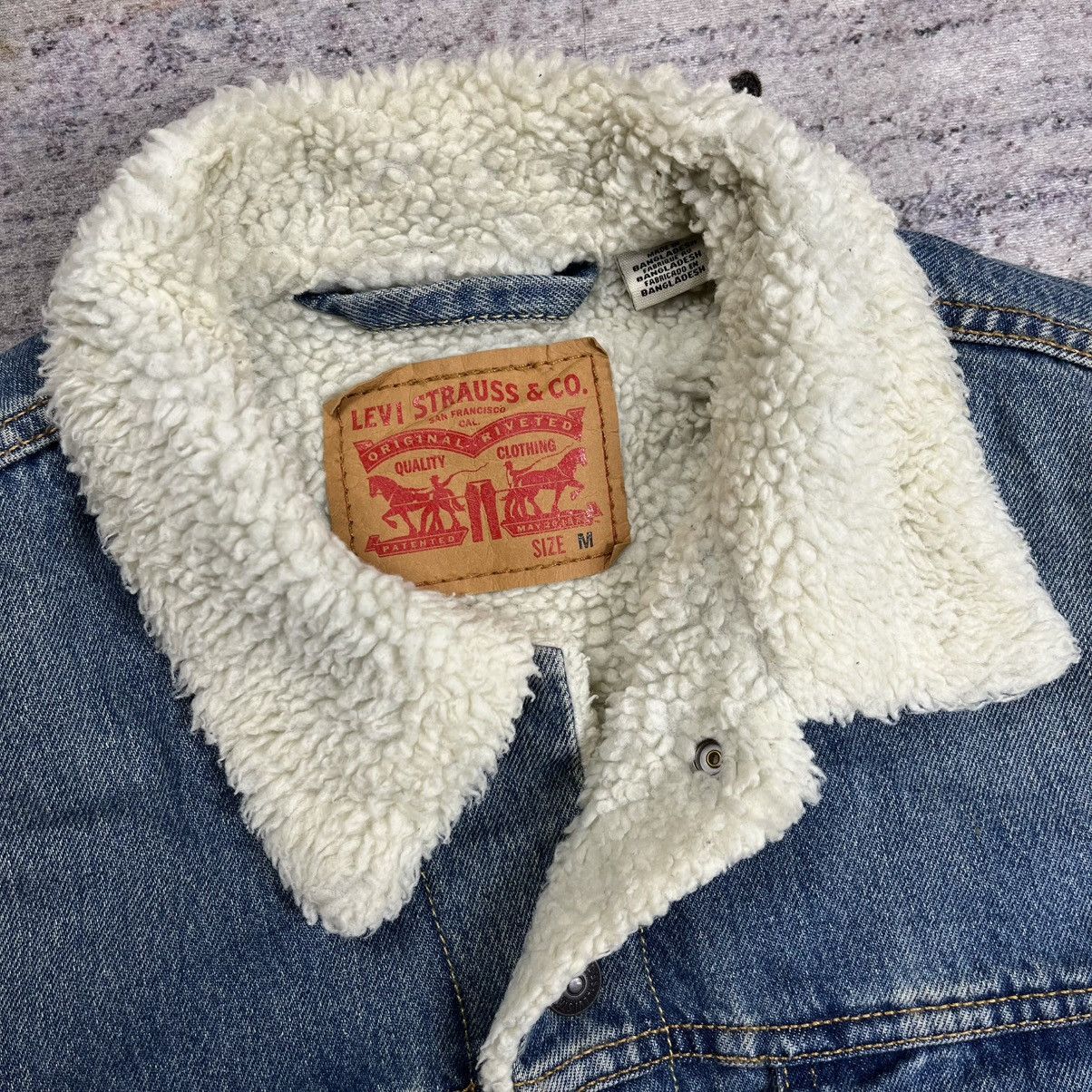 Levi's Levis trucker sherpa denim jacket Size US M / EU 48-50 / 2 - 7 Thumbnail