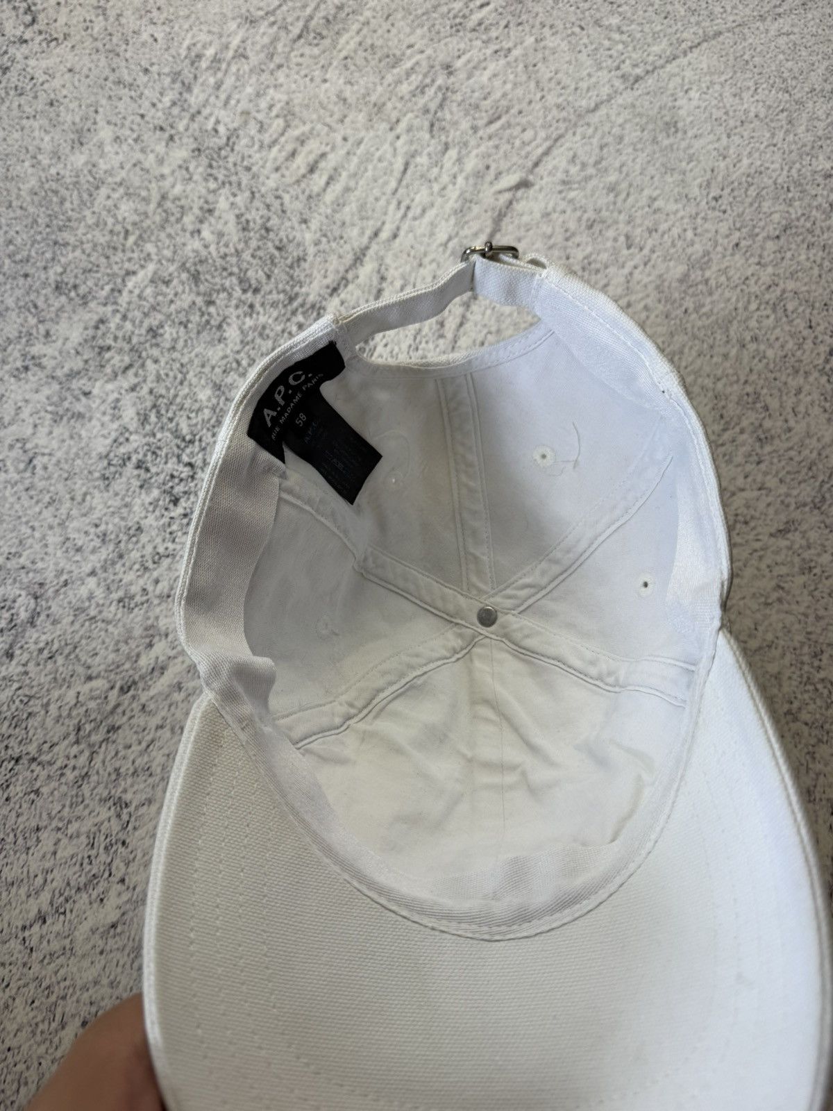 A.P.C. Vintage A.P.C White Cap Size ONE SIZE - 12 Thumbnail