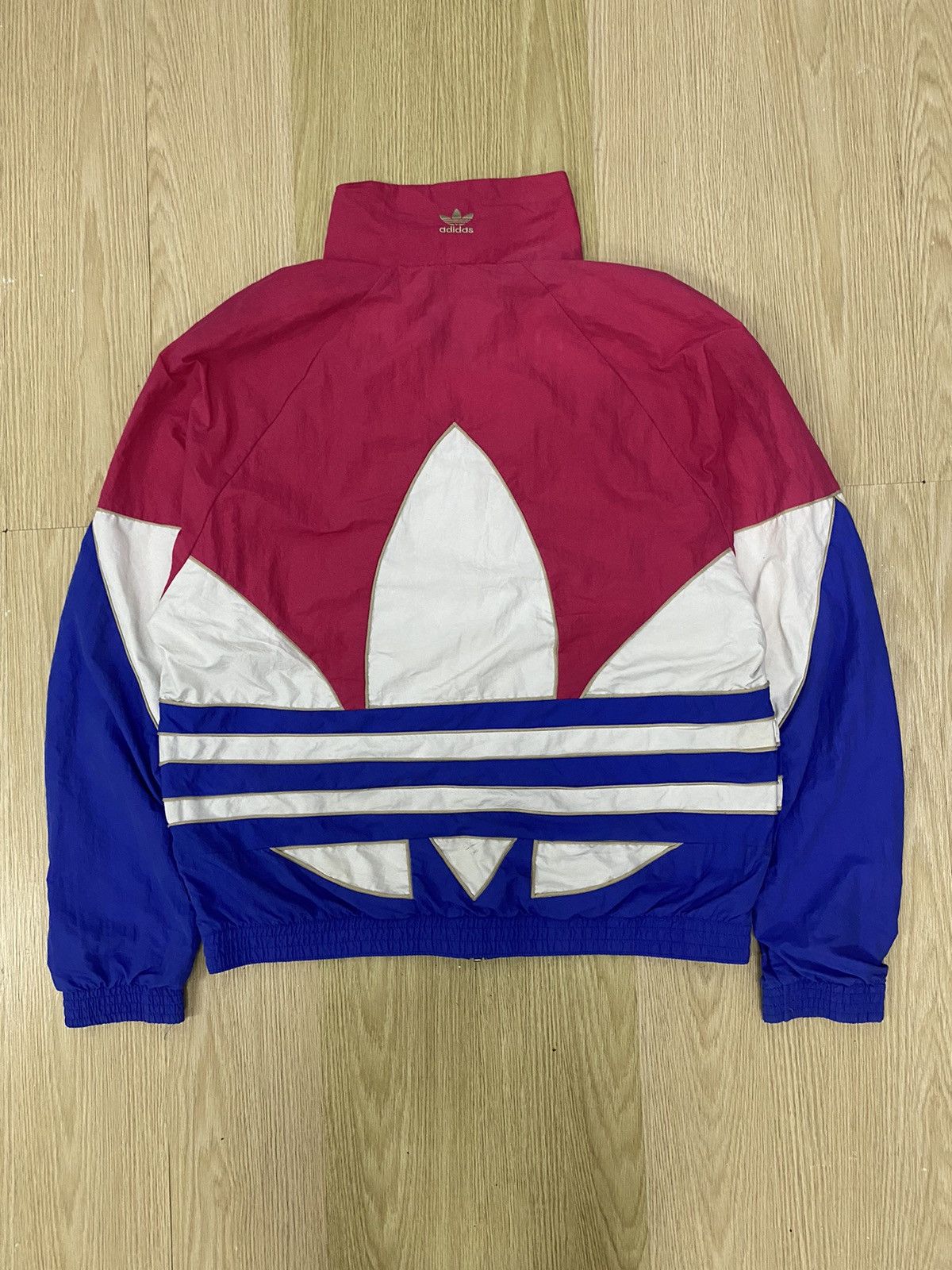 Adidas Vintage Vintage Adidas Trefoil Multicolor jacket Grailed