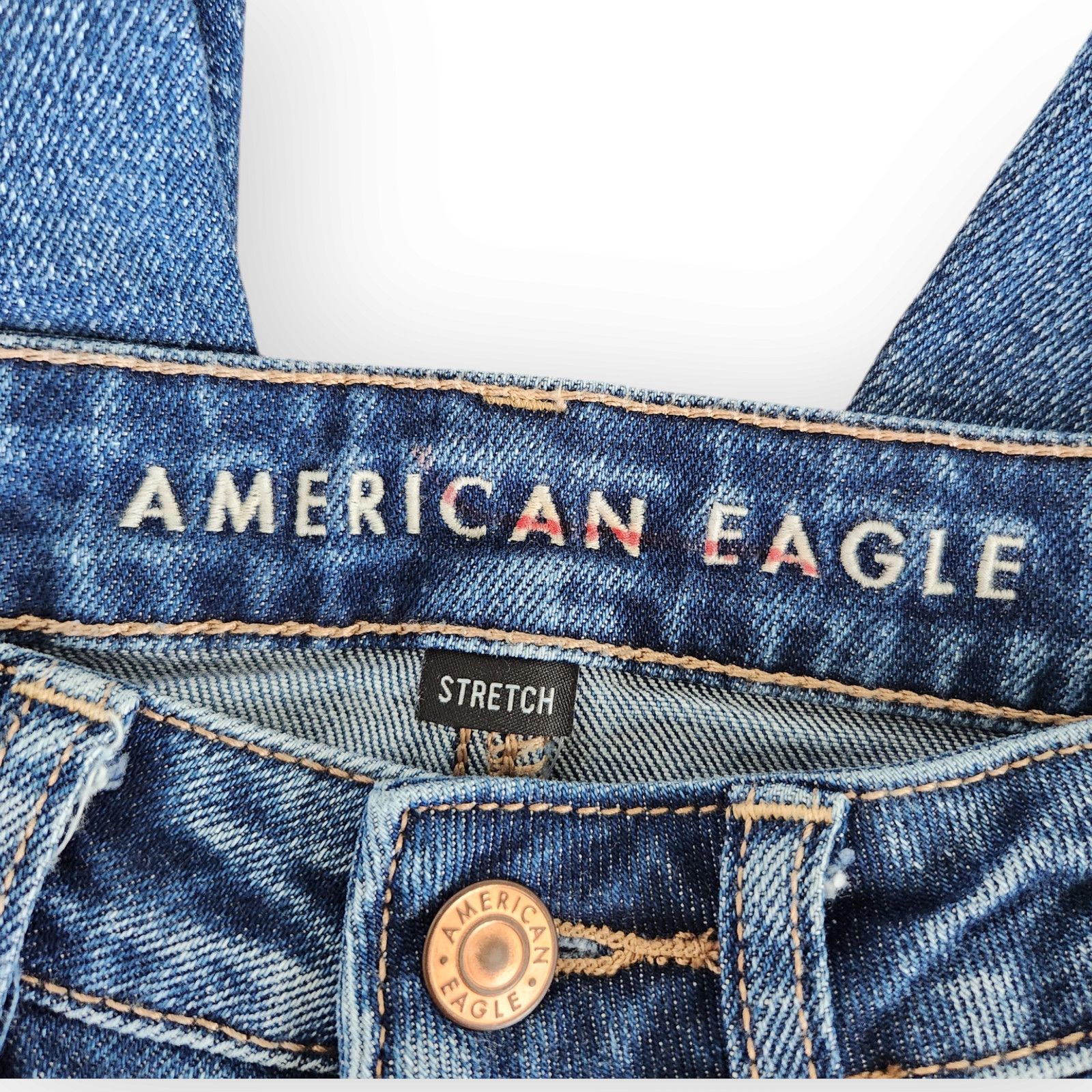 American Eagle Outfitters American Eagle High Waisted Ripped Mom Jeans 2 Size 26" / US 2 / IT 38 - 7 Thumbnail
