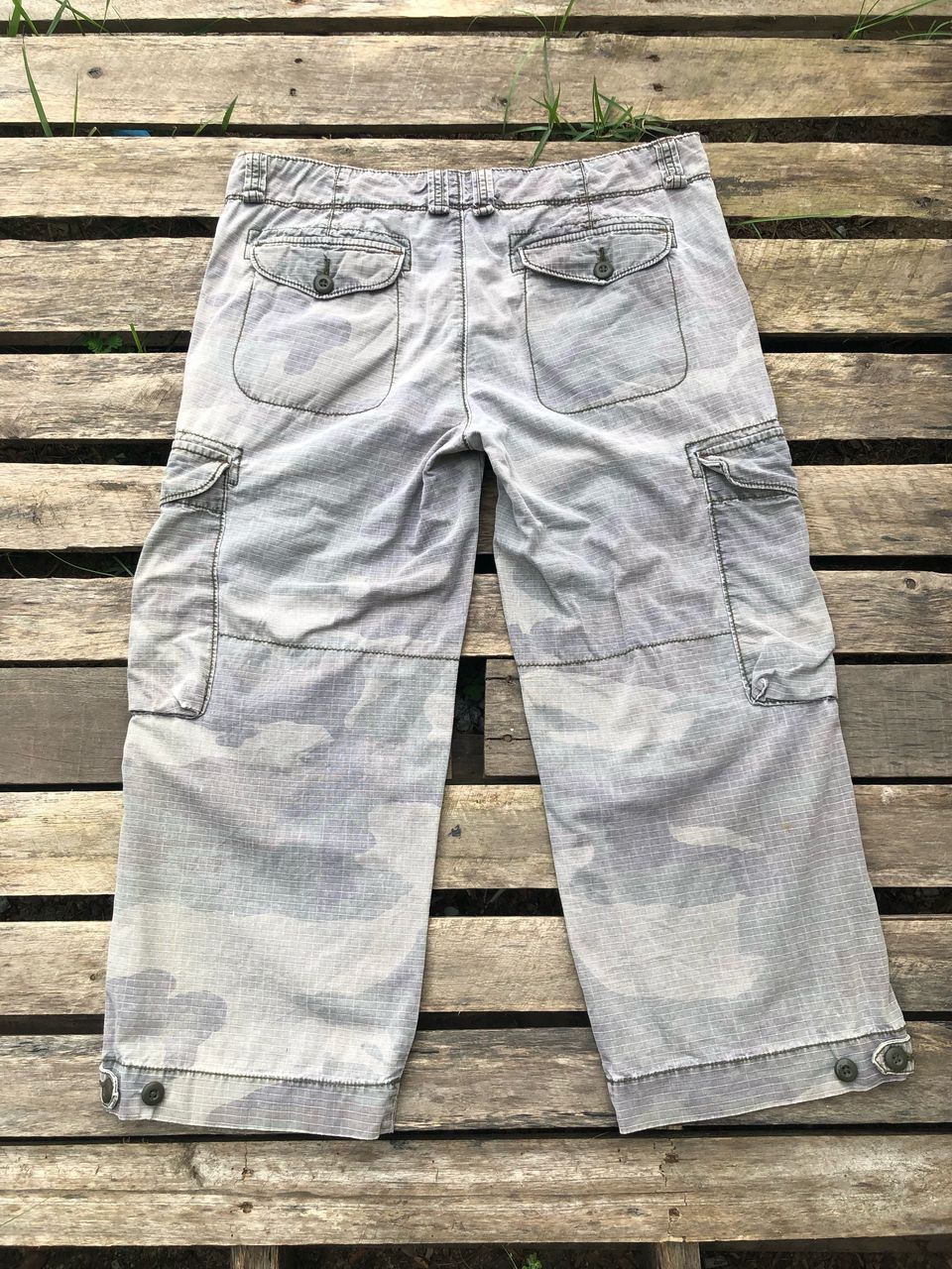 Polo Ralph Lauren × Vintage Vintage Polo Ralph Lauren Camo Cargo Pants 3Q Size US 33 - 2 Thumbnail