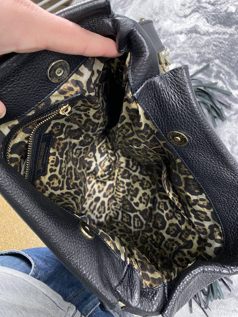 Just Cavalli Vintage Just Cavalli Leather Shoulder Bag Avangard Women Size ONE SIZE - 9 Thumbnail