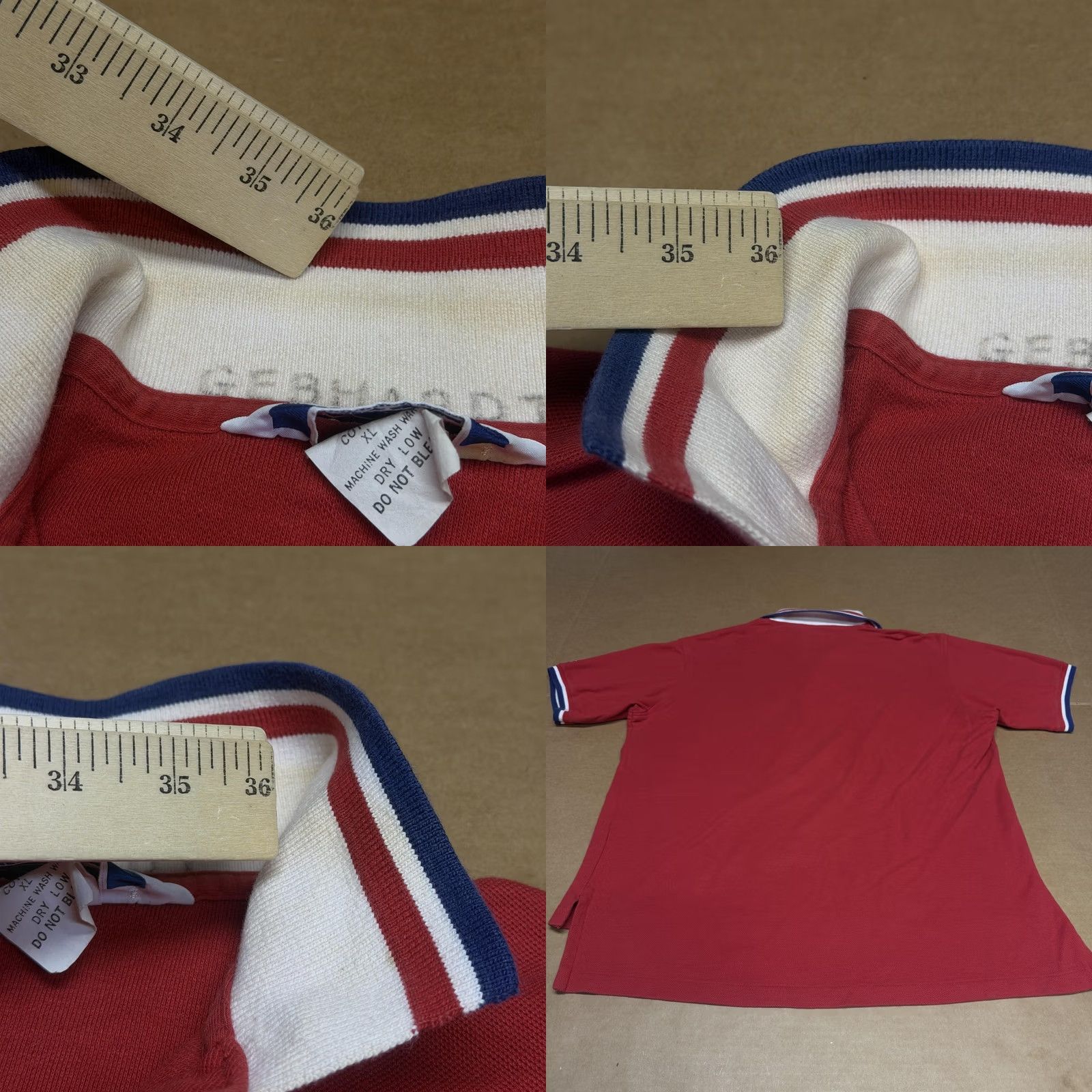 Champion VINTAGE Champion Polo Shirt Mens Large Red Embroidered USA Pan American Team 90s Size US L / EU 52-54 / 3 - 9 Thumbnail