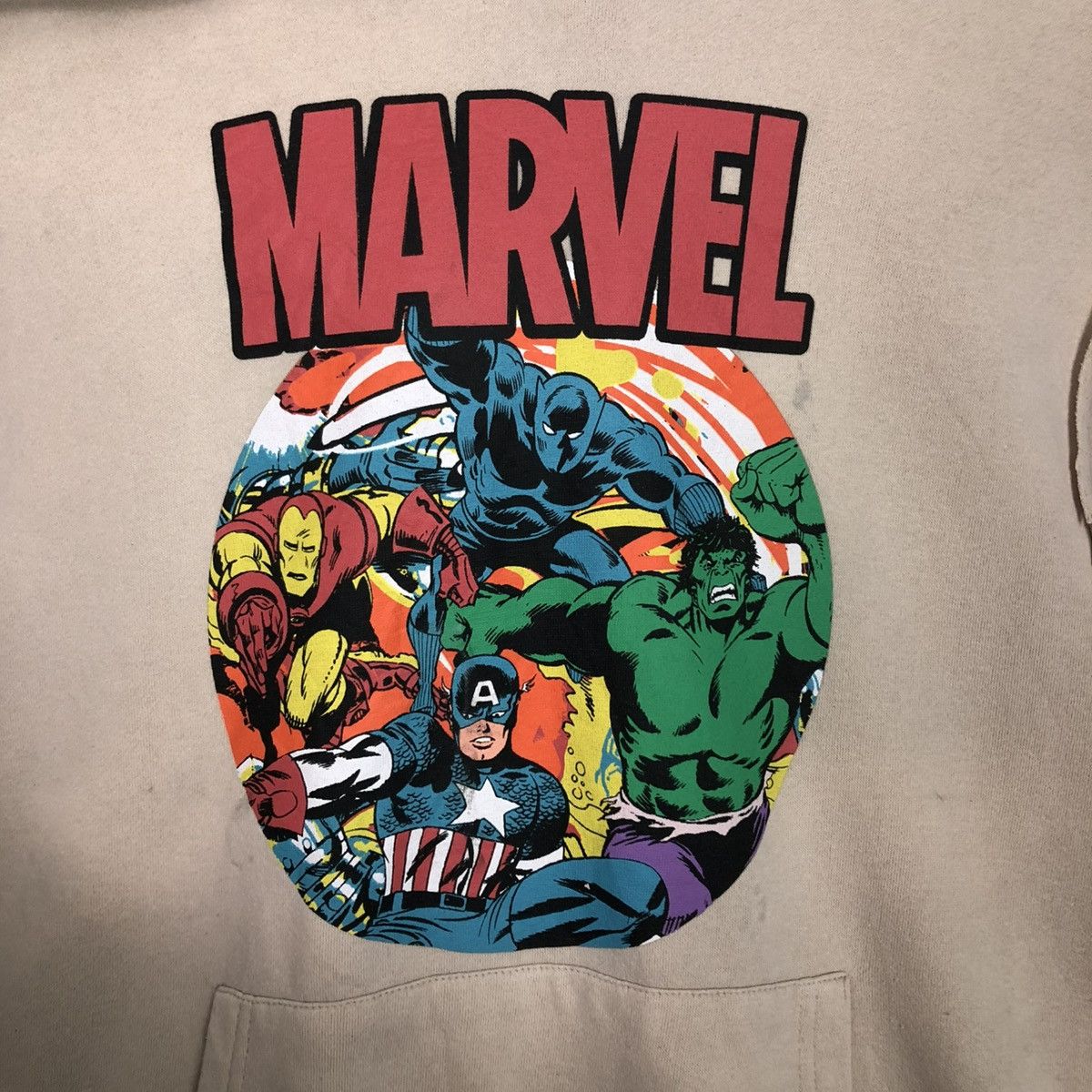 Cartoon Network 🔥VINTAGE VEST HOODIE STYLE PULL OVER MARVEL BIG LOGO Size US M / EU 48-50 / 2 - 16 Thumbnail