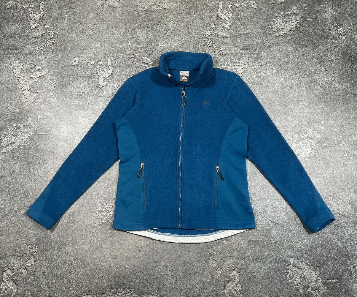 Nike × Nike ACG × Vintage Vintage Nike ACG full zip blue fleece jacket Size US S / EU 44-46 / 1 - 1 Thumbnail