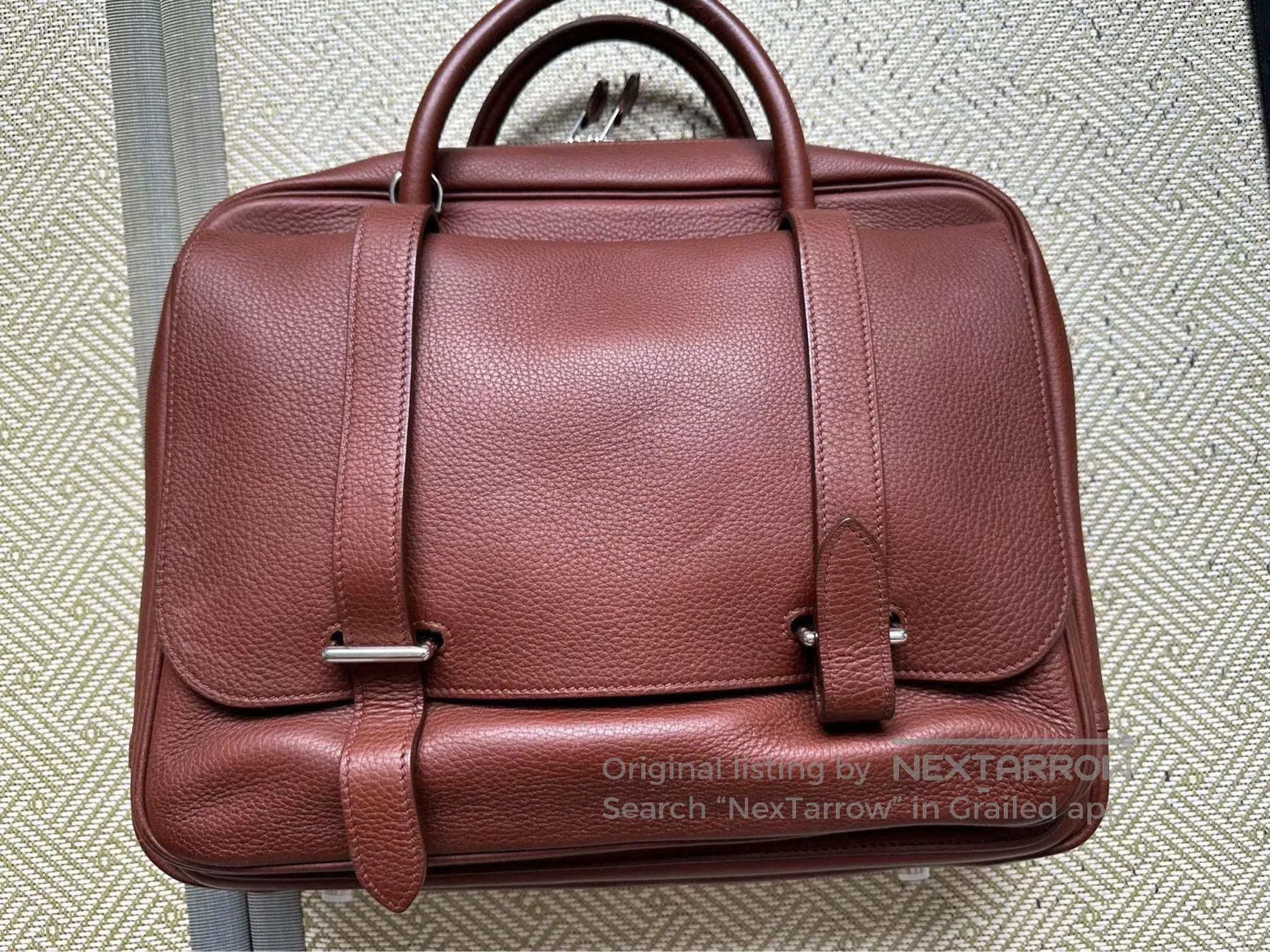 Hermes hermes brown leather briefcase in excellent condition. Size ONE SIZE - 1 Thumbnail