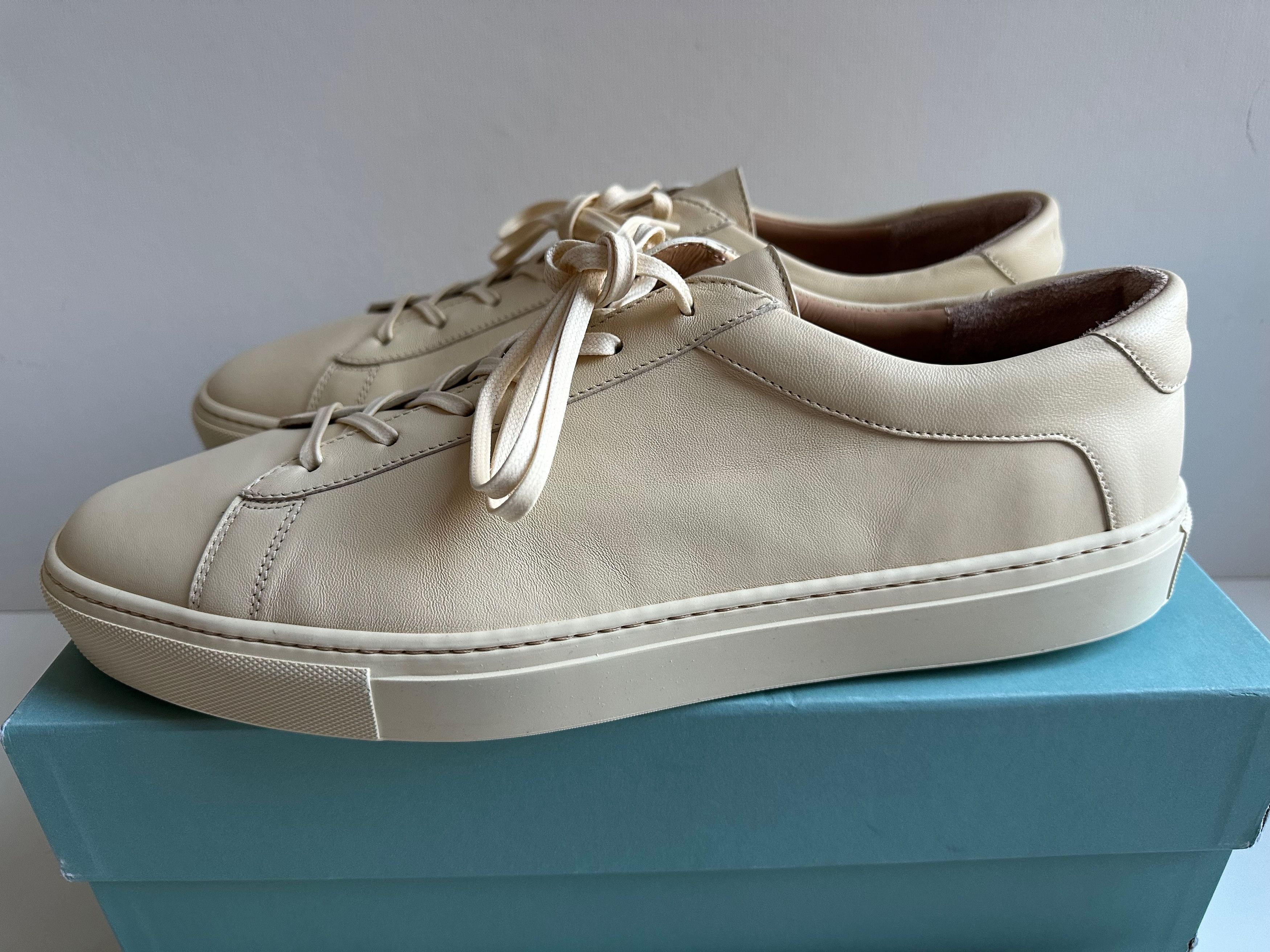 Koio Vintage Koio Capri Leather Sneakers - Vanilla - US14 (NIB) Size US 14 / EU 47 - 1 Thumbnail