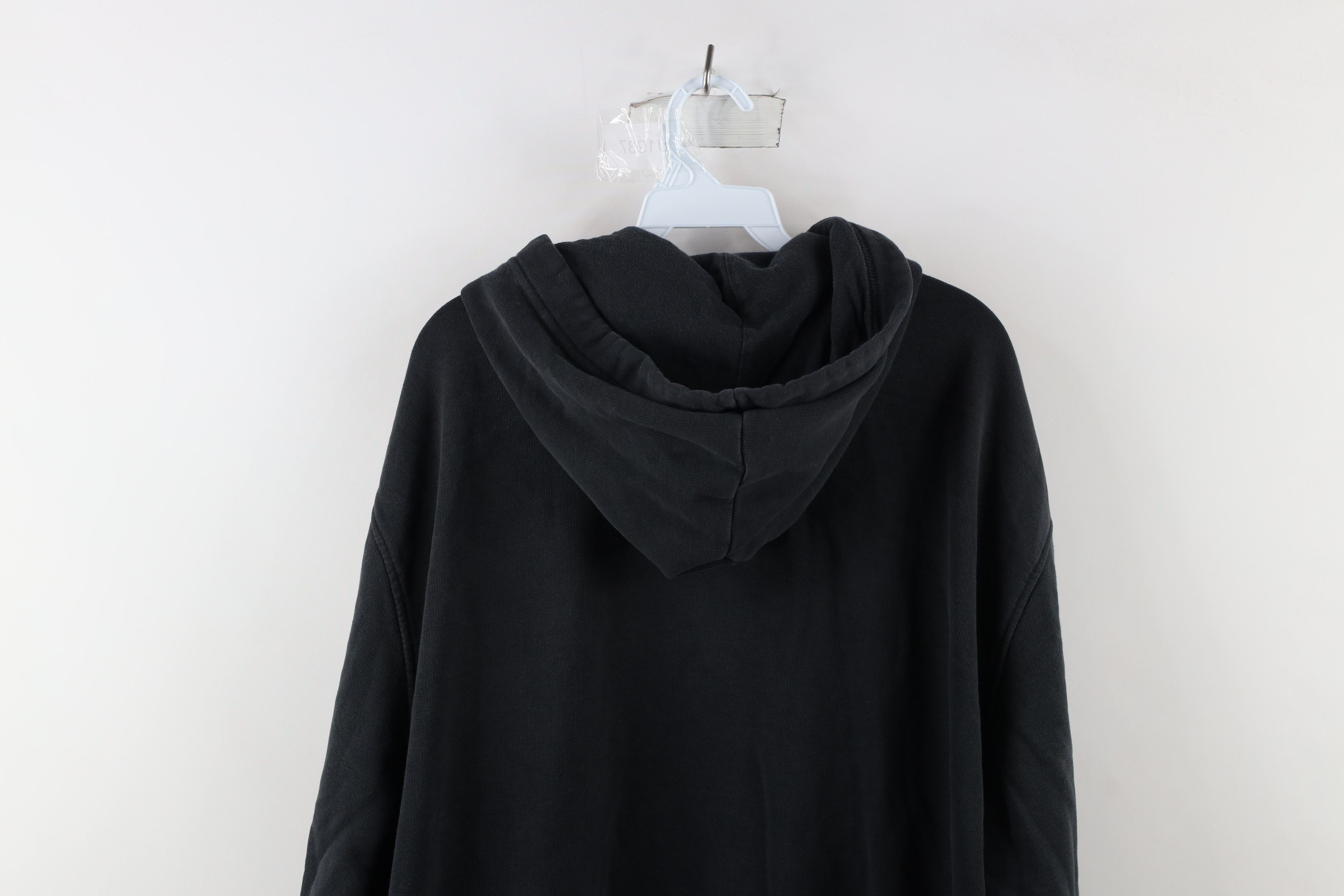 Nike Vintage Nike Logo Travis Scott Center Swoosh Hoodie Black Size US XXL / EU 58 / 5 - 12 Thumbnail