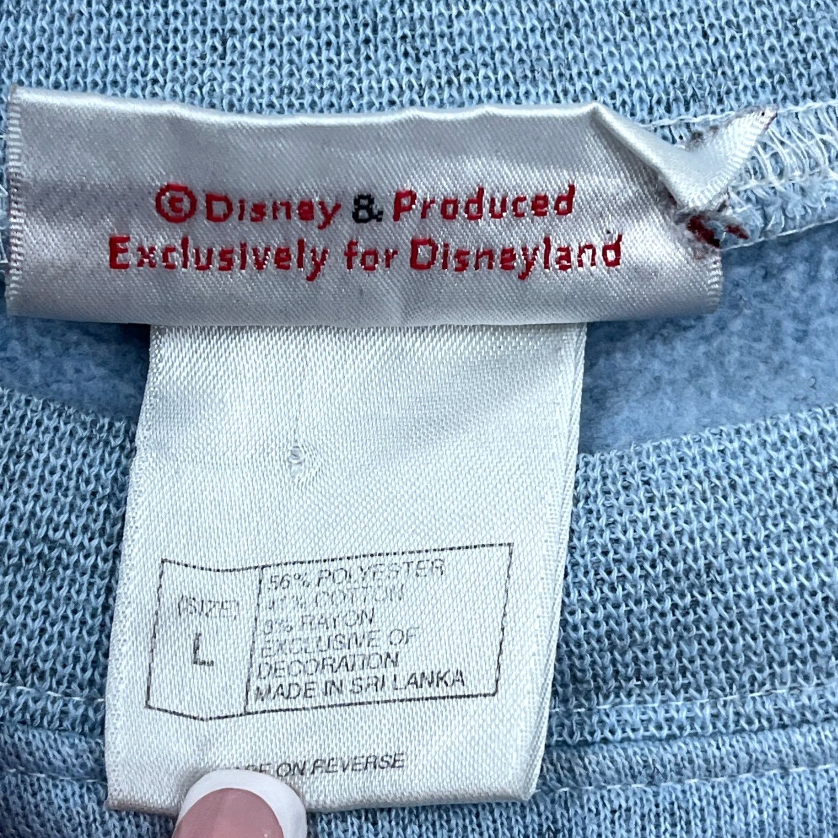 Disney VINTAGE Disney Mickey Mouse Sweatshirt Men Large Crewneck Fleece Blue 90s Retro Logo Size US L / EU 52-54 / 3 - 4 Thumbnail