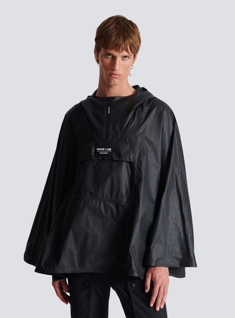 Balmain o1y0426 Size : L / Shell Cape in Black Size ONE SIZE - 3 Thumbnail