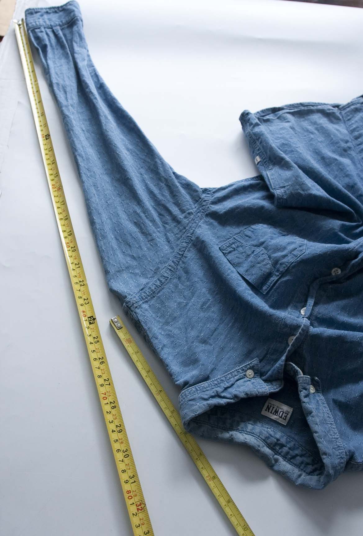 Edwin Edwin Shirt Size S Cotton Chambray Blue Size US S / EU 44-46 / 1 - 6 Thumbnail