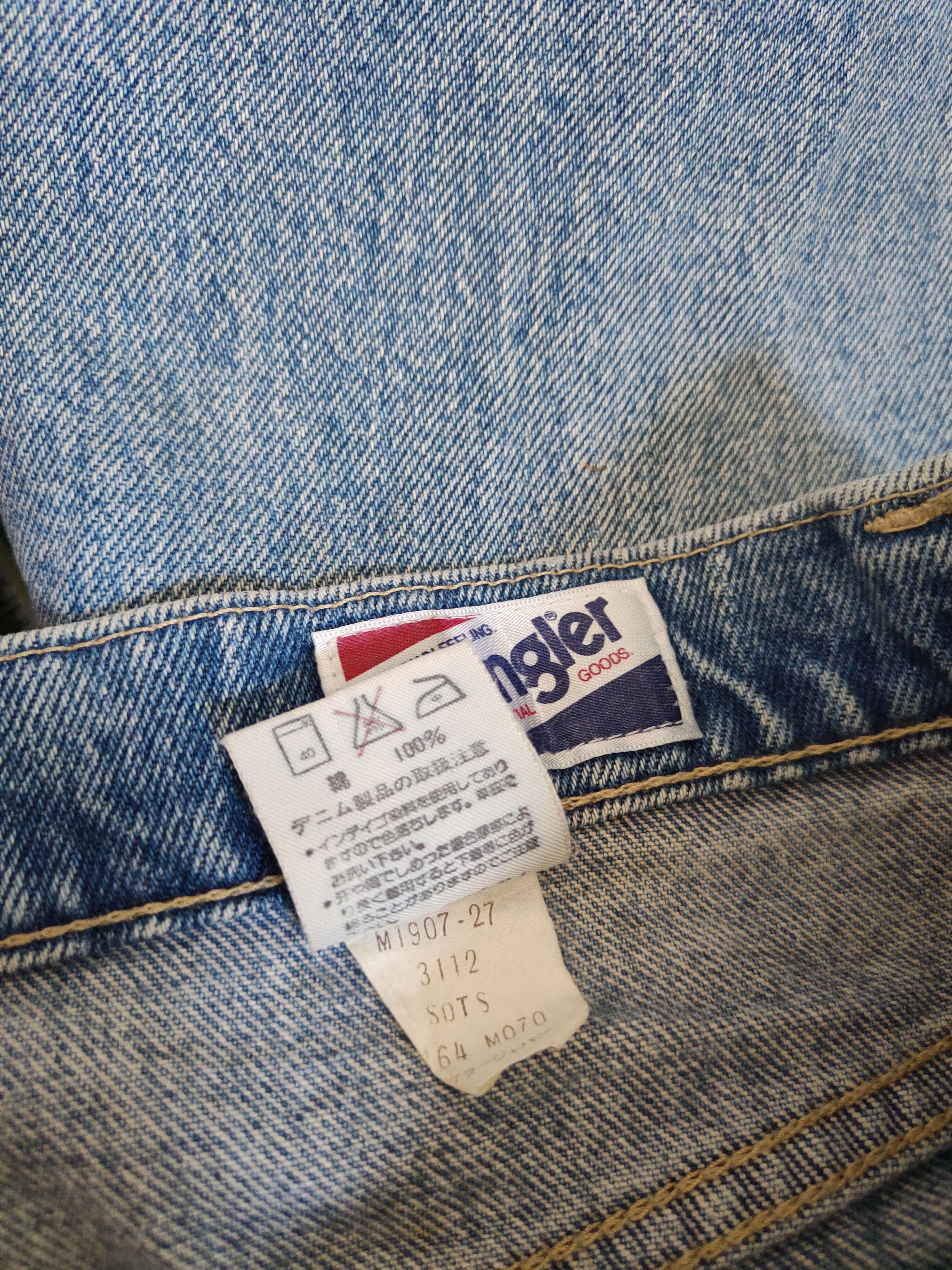Japanese Brand VINTAGE wrangler Rusty Faded Blue Denim Jeans Pants N#S38 Size US 32 / EU 48 - 14 Thumbnail