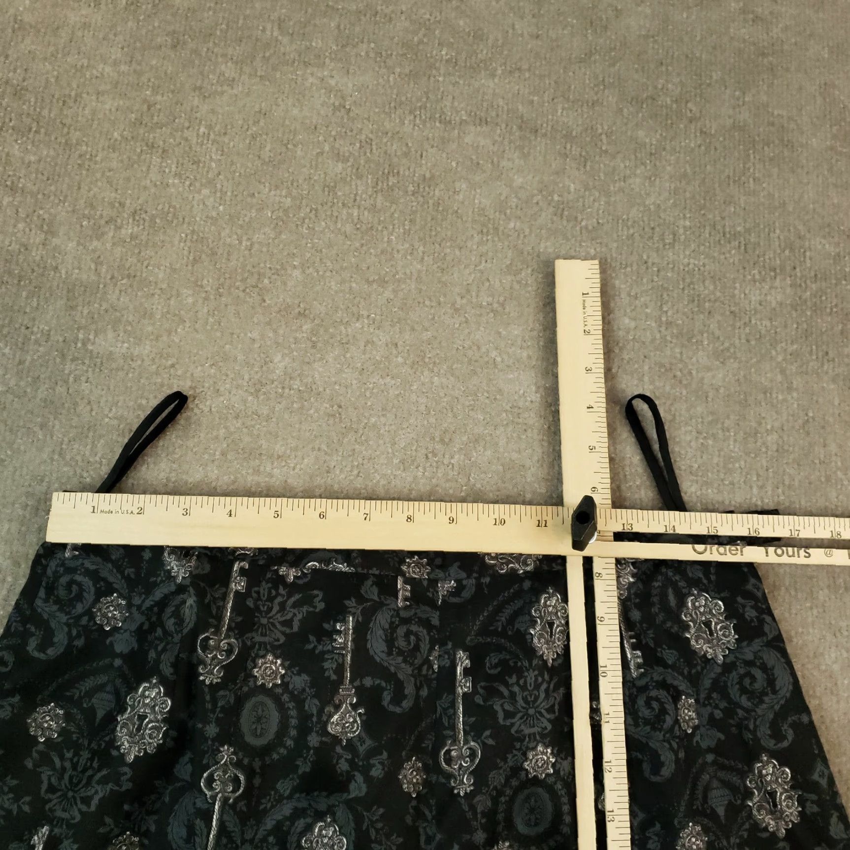 Talbots Talbots Pants Women Sz 14 Black Silk Wool Straight Leg Side Zip Casual Lock Keys Size 36" / US 14 / IT 50 - 4 Thumbnail