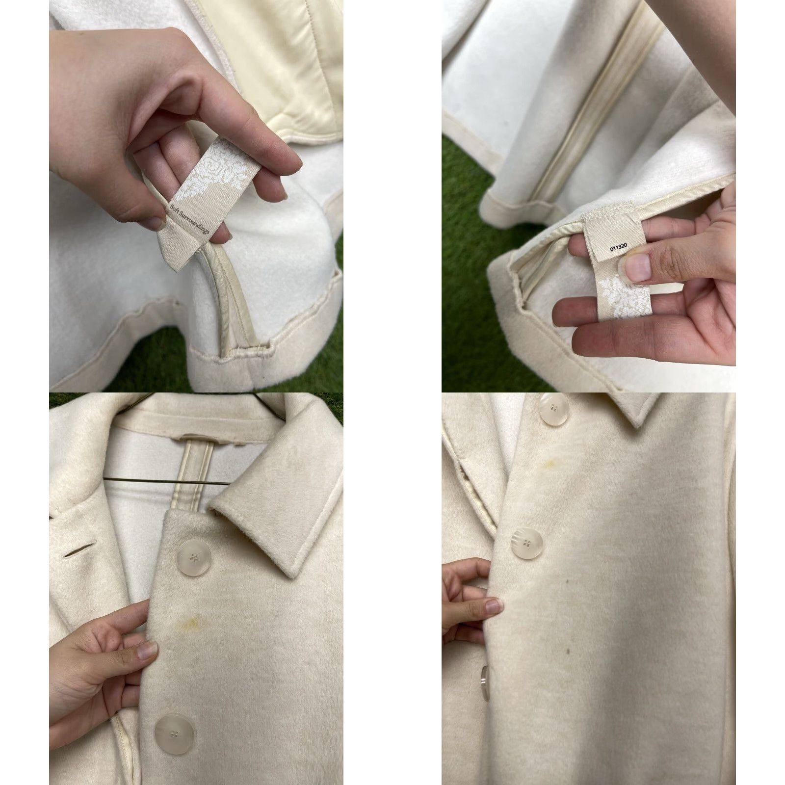 Soft Surroundings Soft Surroundings Blazer Womens 2XL Beige Mid-Length Jacket Casual Button Embroidered 90s Style Size XXL / US 16-18 / IT 52-54 - 10 Thumbnail