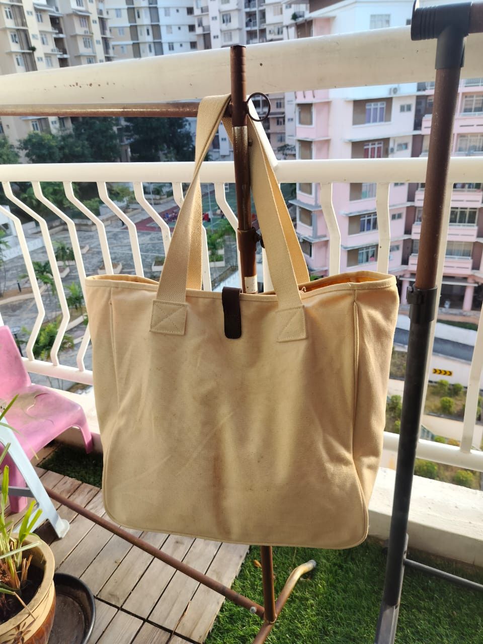 Polo Ralph Lauren Vintage Polo Sport by Polo Ralph Lauren canvas tote bag Size ONE SIZE - 2 Thumbnail