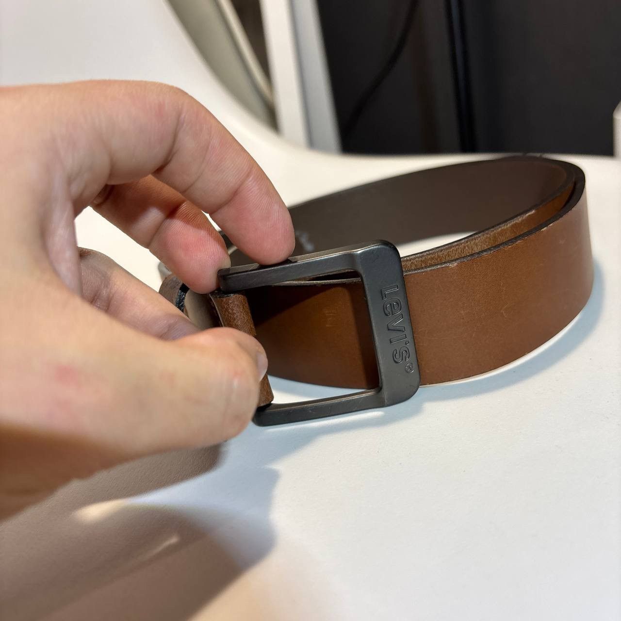Levi's Levi’s Bowie Leather belt Size ONE SIZE - 3 Thumbnail