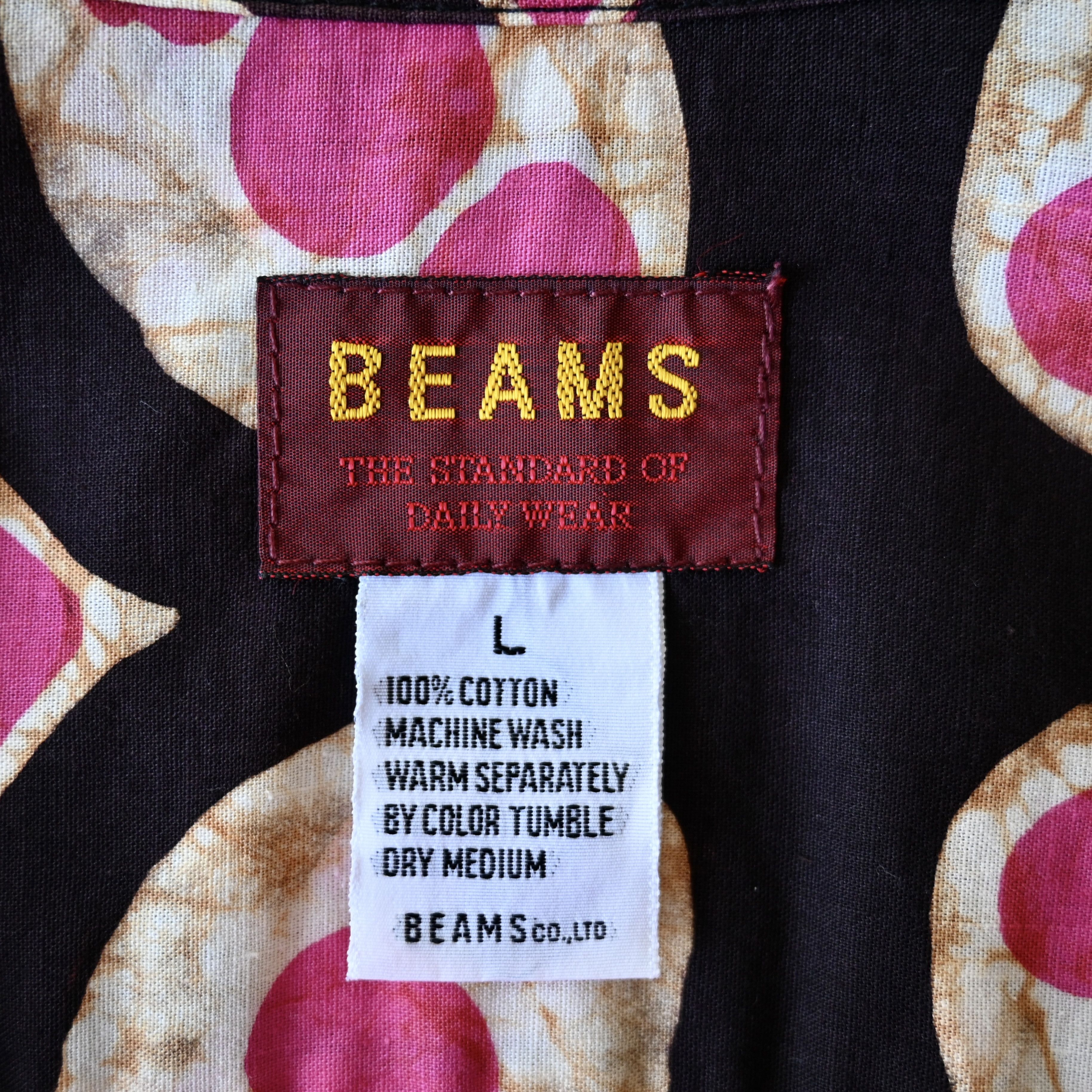 Beams Japan Vintage 1990s BEAMS authentic batik cotton Hawaiian shirt Size US L / EU 52-54 / 3 - 18 Thumbnail