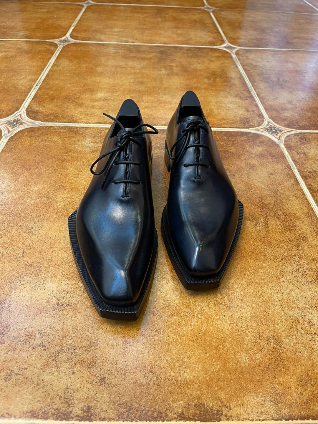 Berluti BERLUTI Blade US8 New Black Washed Venice Calfskin Size US 8 / EU 41 - 7 Thumbnail