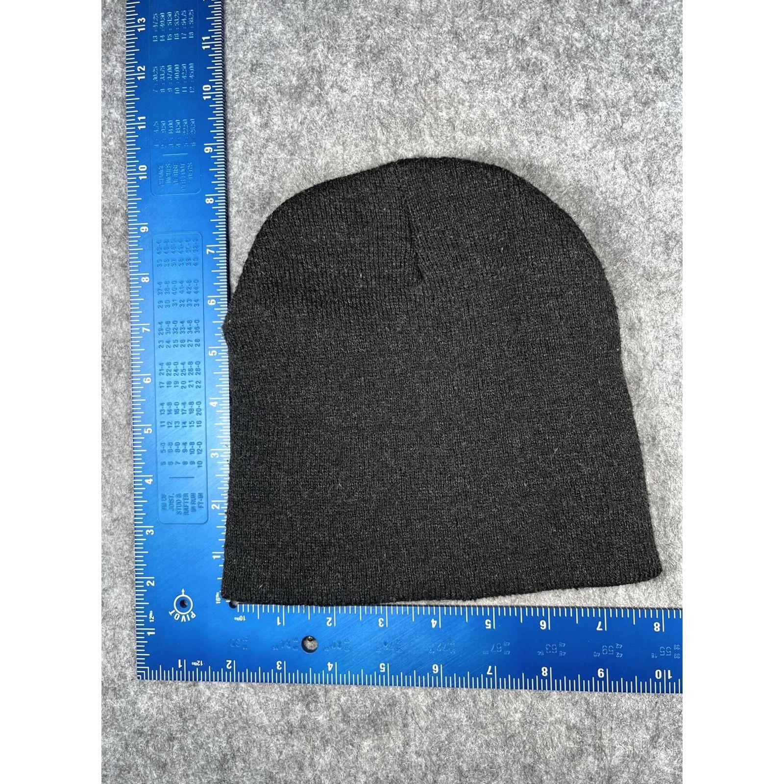 Vintage Eagle Valley Glass & Mirror Beanie Mens One Size Black Knit Logo Winter Size ONE SIZE - 4 Thumbnail