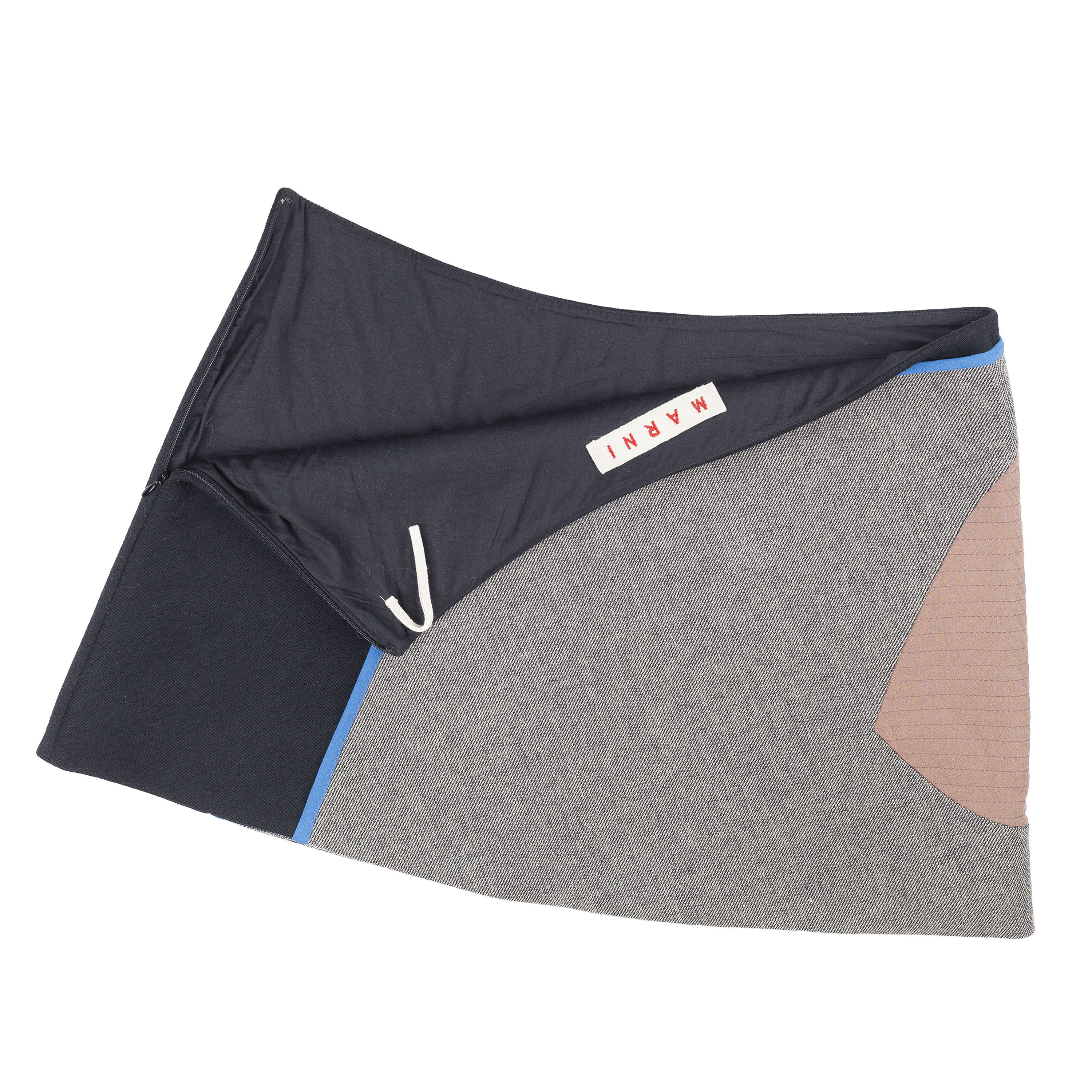 Marni Marni Mini Block Wool Skirt Size 27" / US 4 / IT 40 - 4 Thumbnail