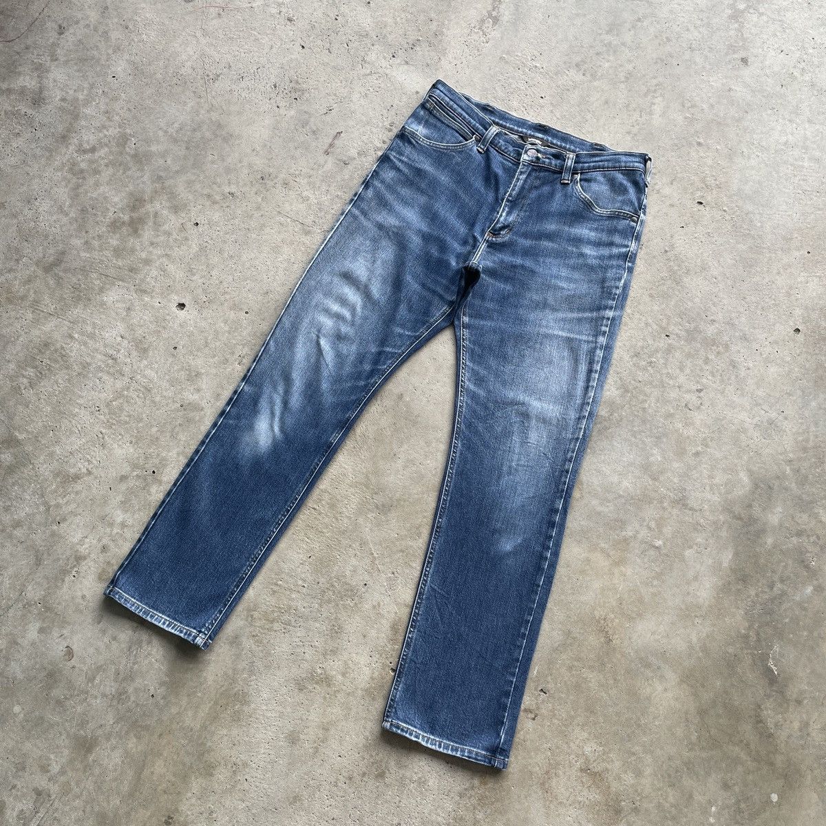 Wrangler W31x29.5 Vintage Wrangler Faded Jeans Denim Pants Size US 31 - 2 Thumbnail