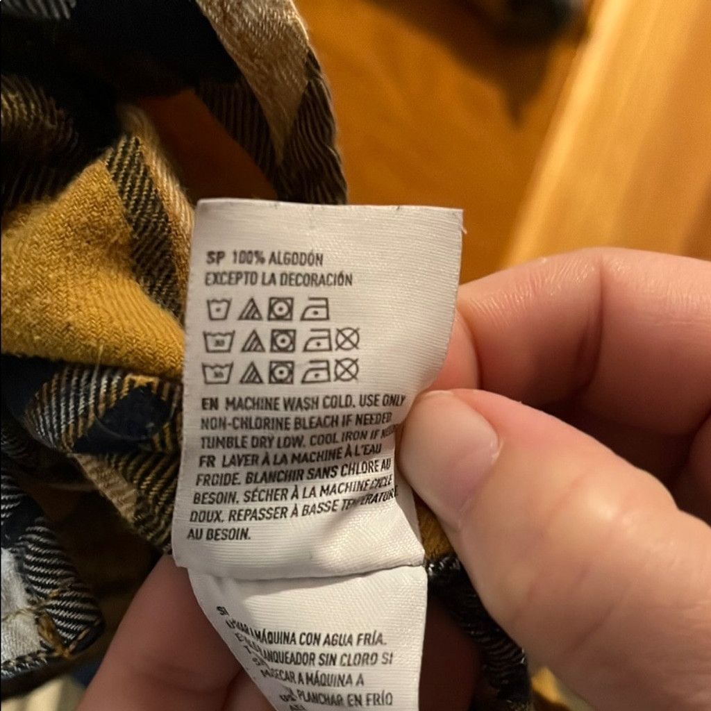 American Eagle Outfitters Yellow Plaid Casual Button Down Shirt Size US XL / EU 56 / 4 - 5 Thumbnail
