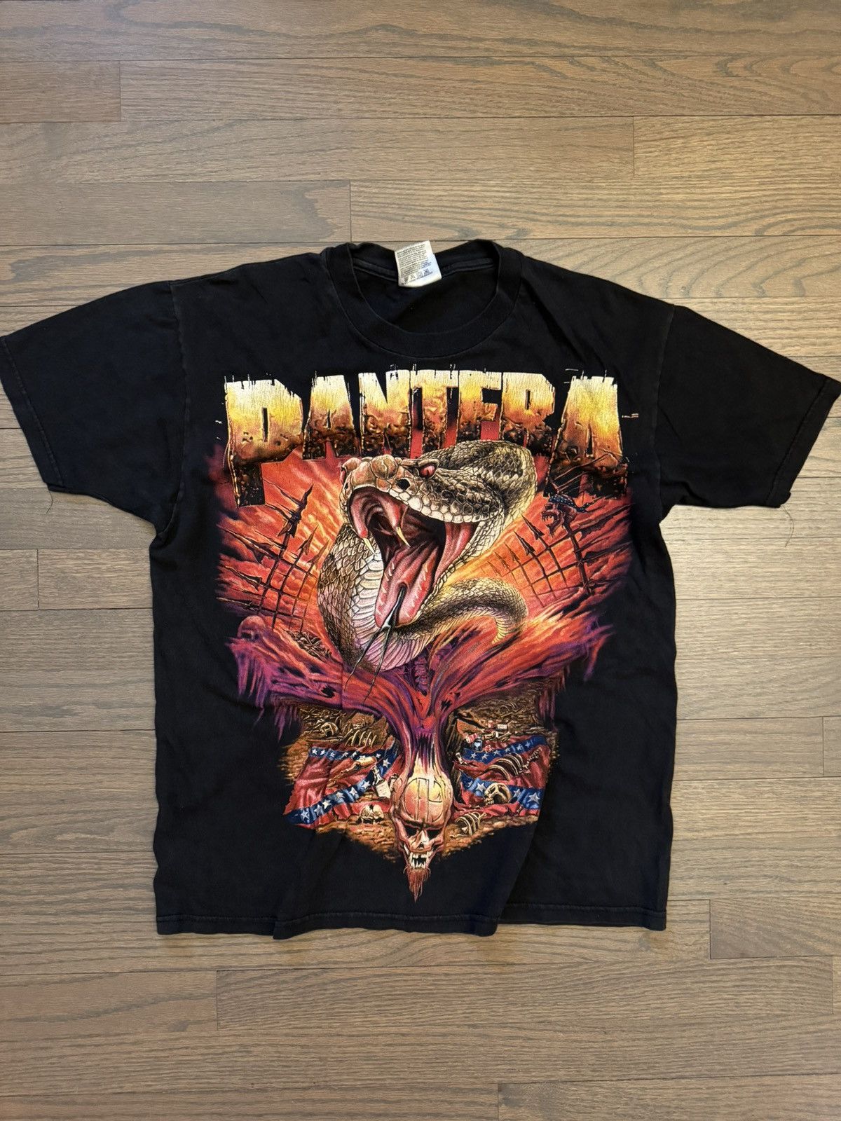 Band Tees Vintage Pantera European Tour 1998 Snake T-Shirt | Grailed