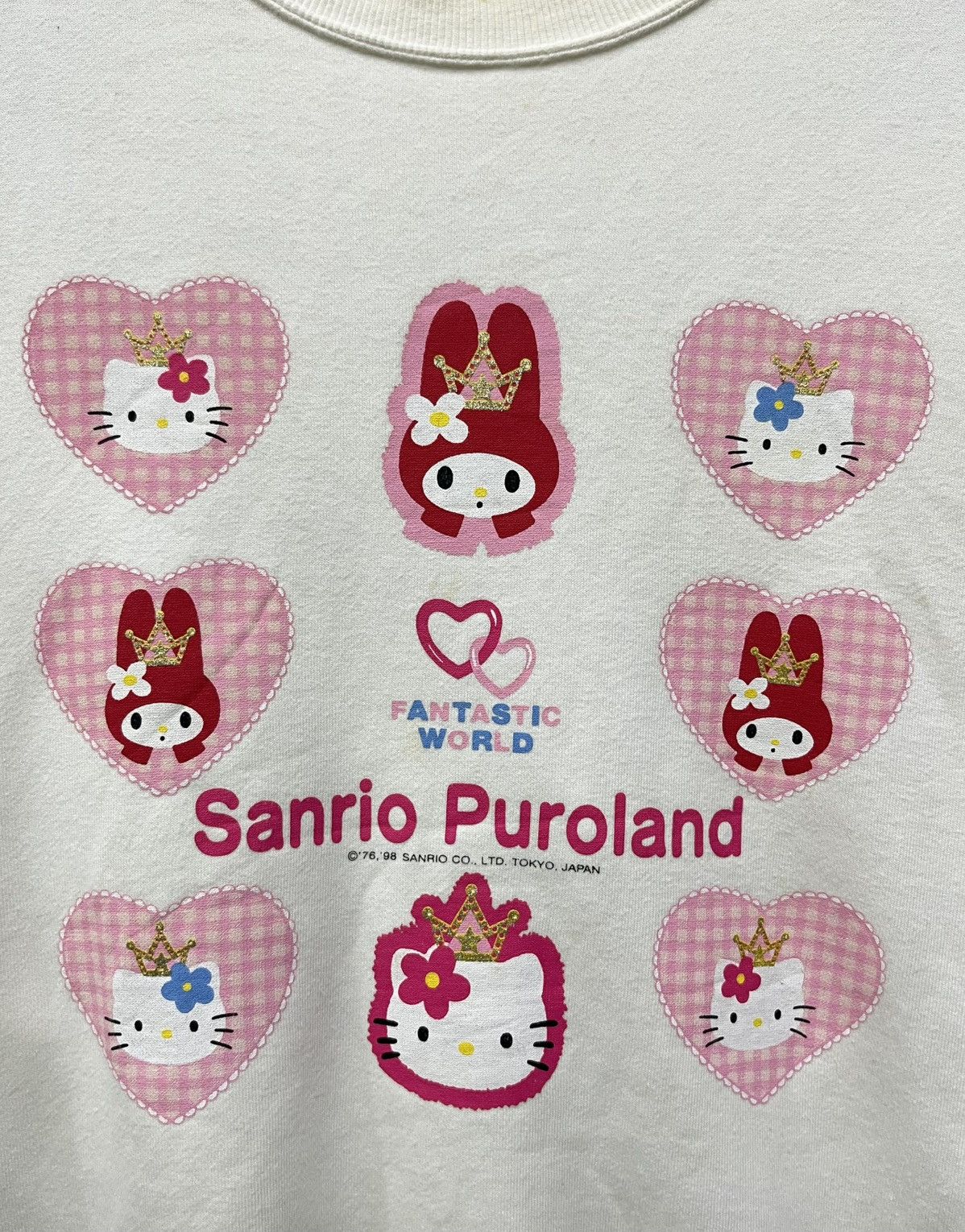 Anime 🔥💖 90's Sanrio Puroland Hello Kitty Sweatshirt Japan Size US M / EU 48-50 / 2 - 5 Thumbnail