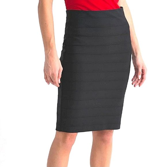 Joseph Ribkoff Essentials Bodycon Pencil Skirt Size 28" / US 6 / IT 42 - 5 Thumbnail