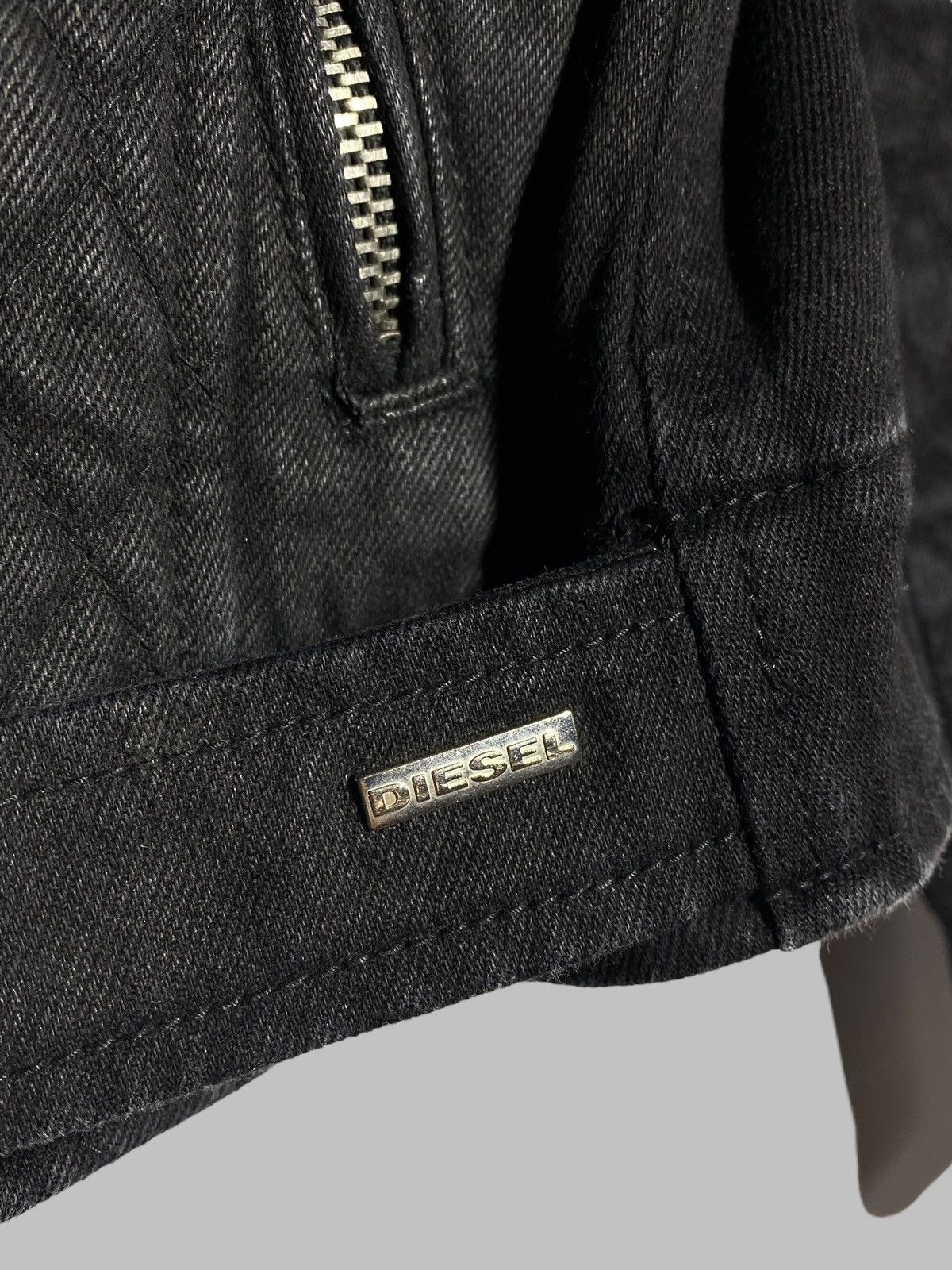 Diesel Vintage Diesel Y2k Quilted Distressed Style Biker Jacket Size S / US 4 / IT 40 - 8 Thumbnail