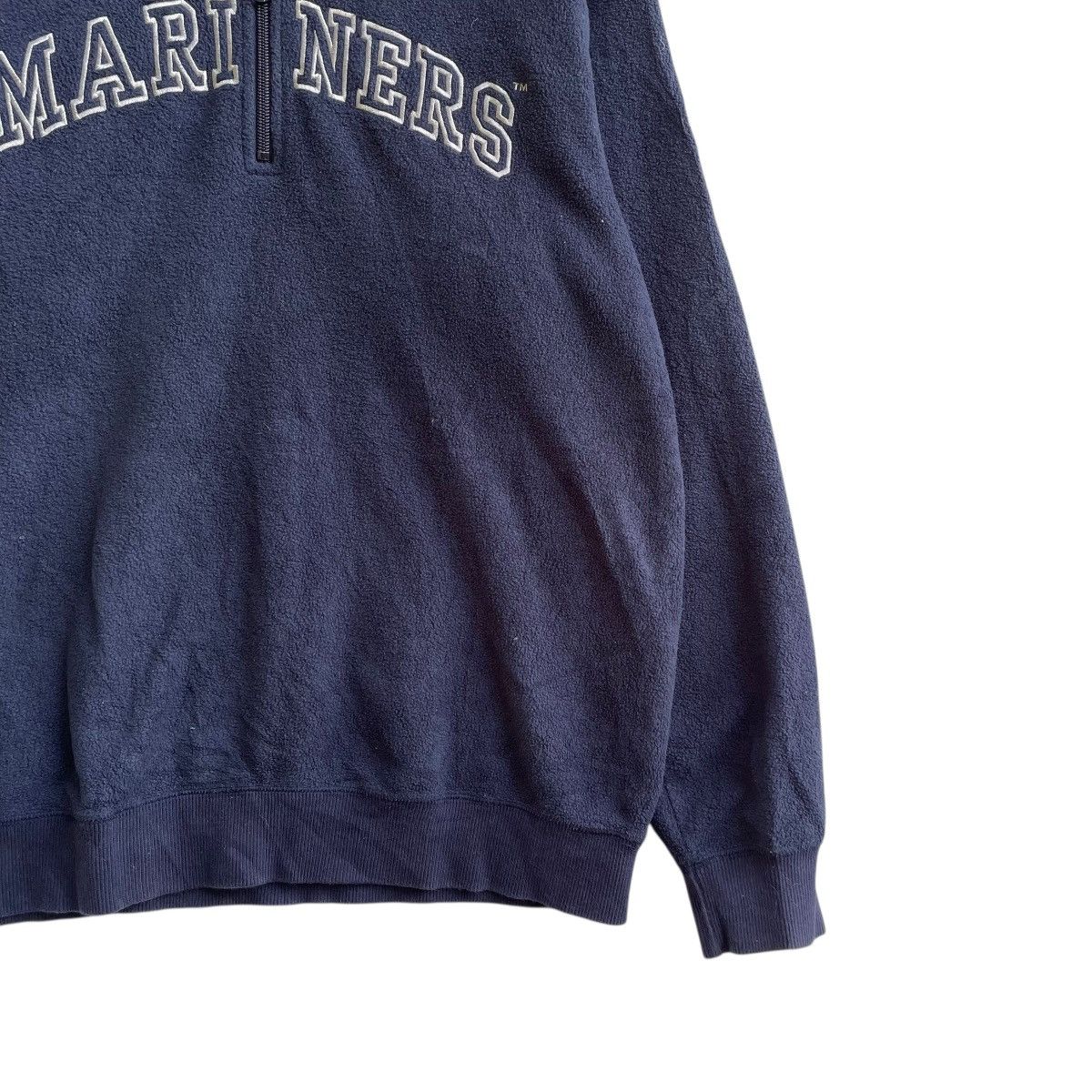Other 💥Mlb Major League Baseball Mariners Half Zipper Pull Over Size US M / EU 48-50 / 2 - 5 Thumbnail