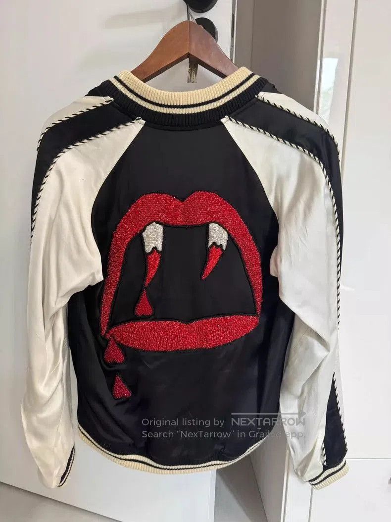 Saint Laurent Paris Saint Laurent Vampire Silk Bomber Jacket. Size XS / US 0-2 / IT 36-38 - 1 Thumbnail