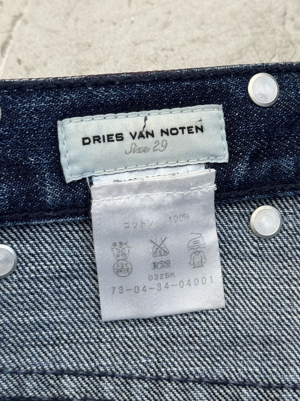 Dries Van Noten SS22 WAXED PENDA DENIM JEANS Size US 30 / EU 46 - 5 Thumbnail