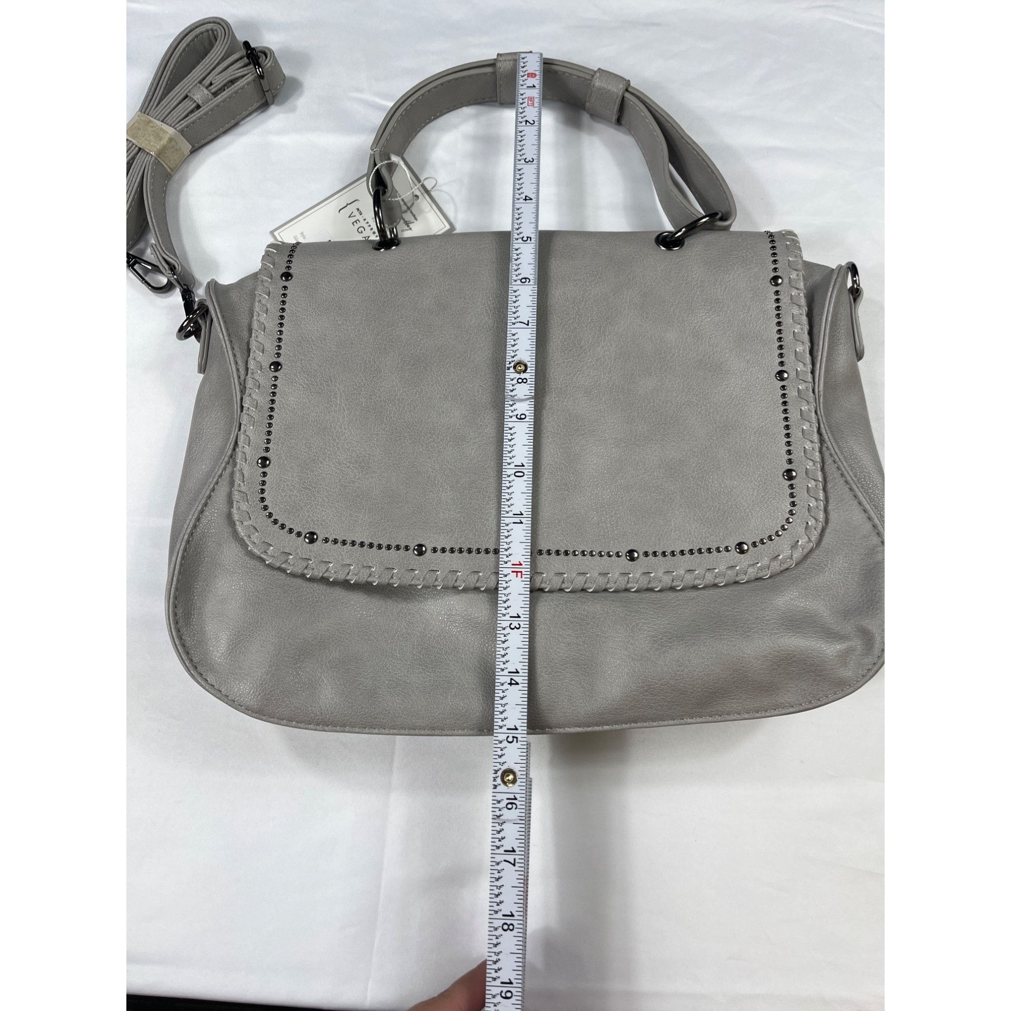 Designer Jen & Co. womens Gray Handbag NWT SKU 7199 Size ONE SIZE - 9 Thumbnail
