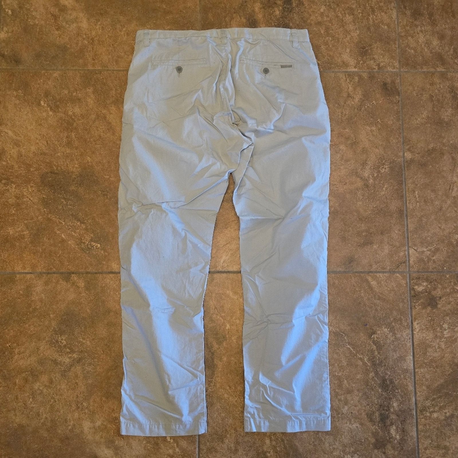 Calvin Klein Light Grey | CALVIN KLEIN | Slim Khaki Pant Size US 34 / EU 50 - 2 Thumbnail