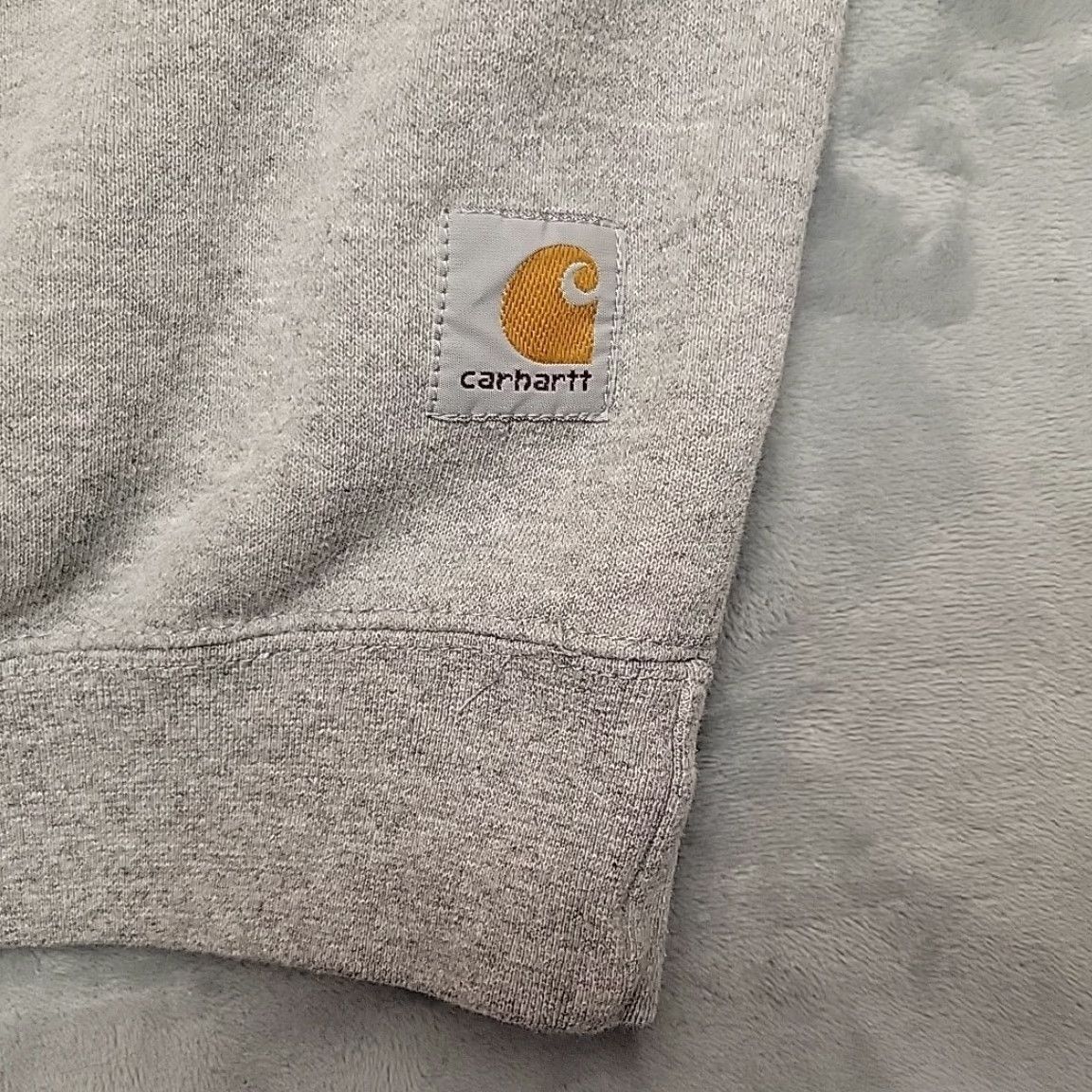 Carhartt VINTAGE Carhartt Sweatshirt Men L Gray Fleece Heavyweight Workwear Crewneck K124 HGY Size US L / EU 52-54 / 3 - 3 Thumbnail