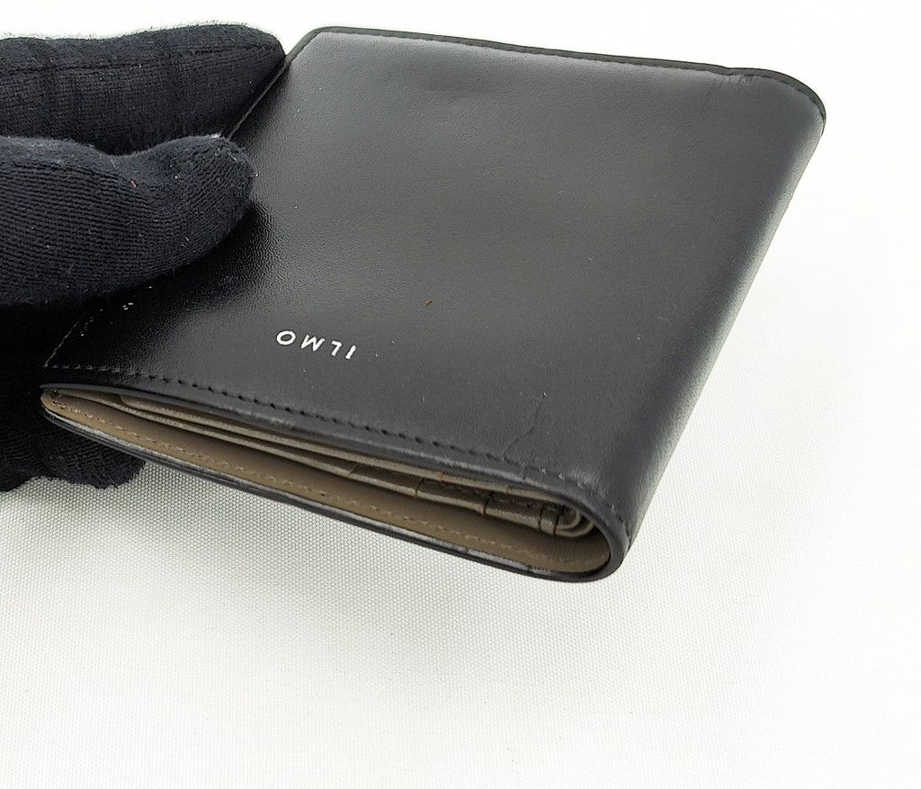 Leather ILMO full leather bi-fold two tone wallet Size ONE SIZE - 8 Thumbnail