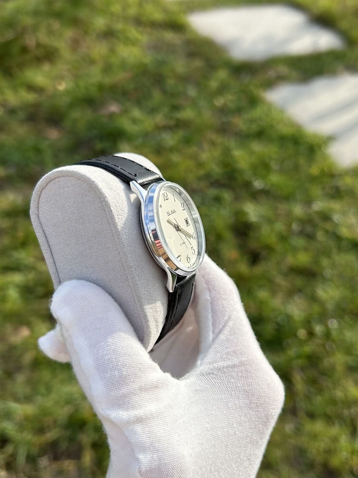 Vintage Vintage Watch Slava Made in USSR Soviet Mechanical 1980s Size ONE SIZE - 16 Thumbnail