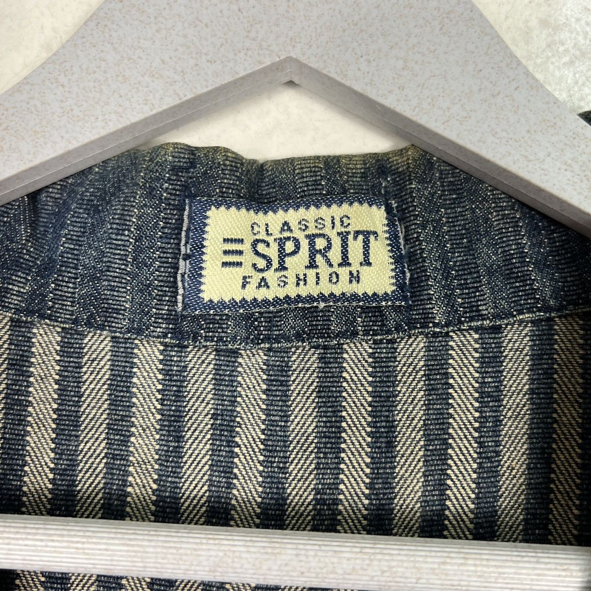 Esprit VINTAGE ESPRIT HIKORY DENIM CHORE JACKET Size US L / EU 52-54 / 3 - 14 Thumbnail