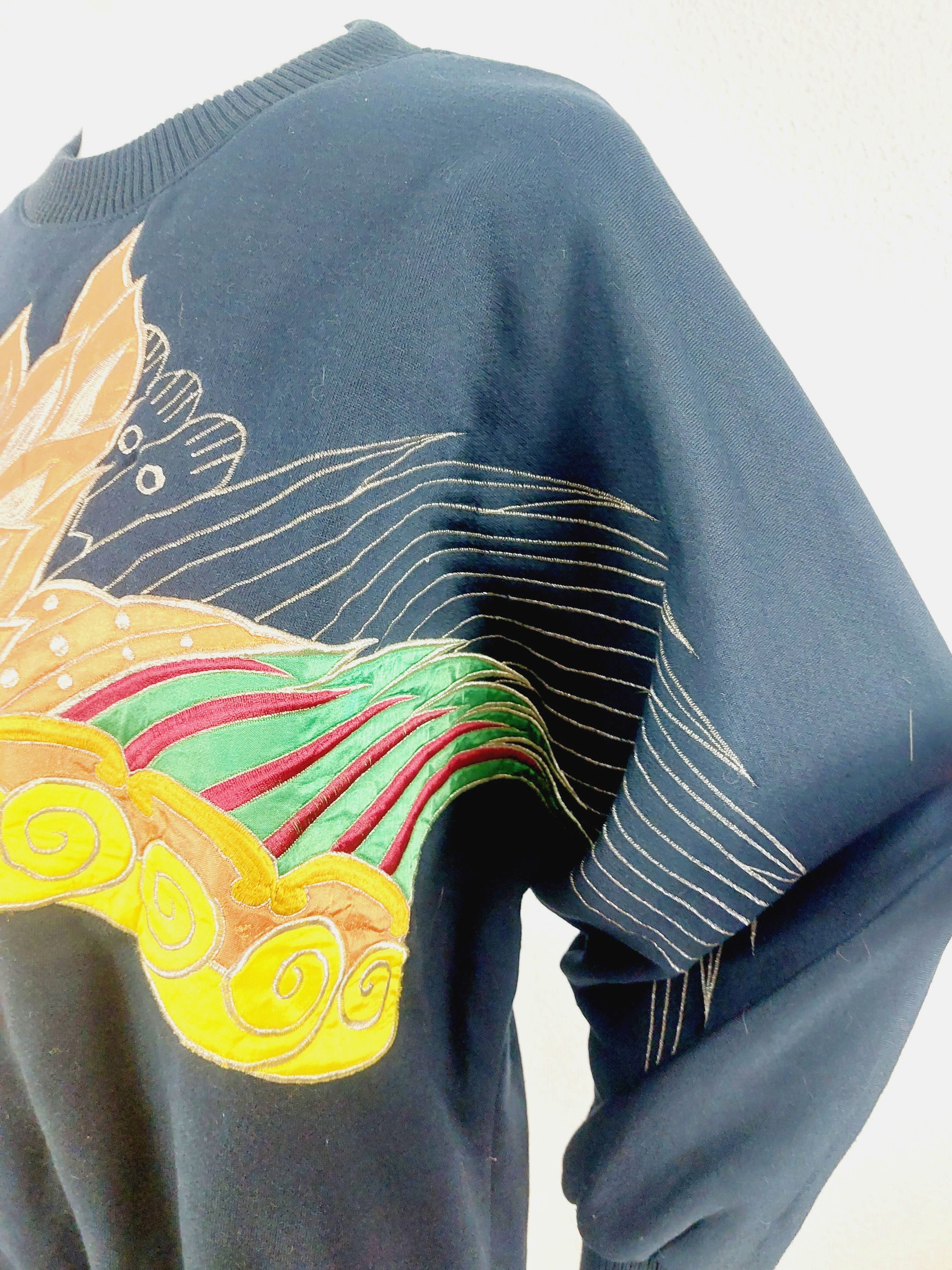 Kansai Yamamoto Kansai Yamamoto Japanese Dragon Sweater Pullover Size US M / EU 48-50 / 2 - 7 Thumbnail